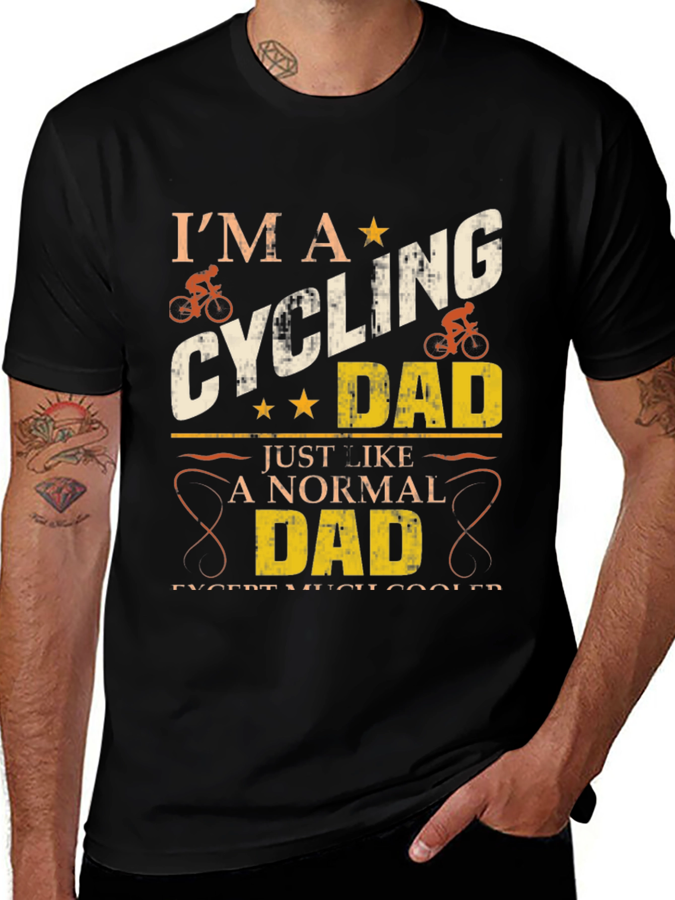 Variant 19 of Cycling Dad T-Shirt - Cool Father's Day Gift