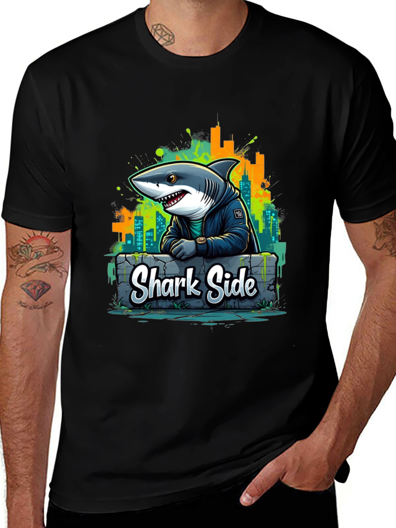 Shark Side T-Shirt: Urban Cool