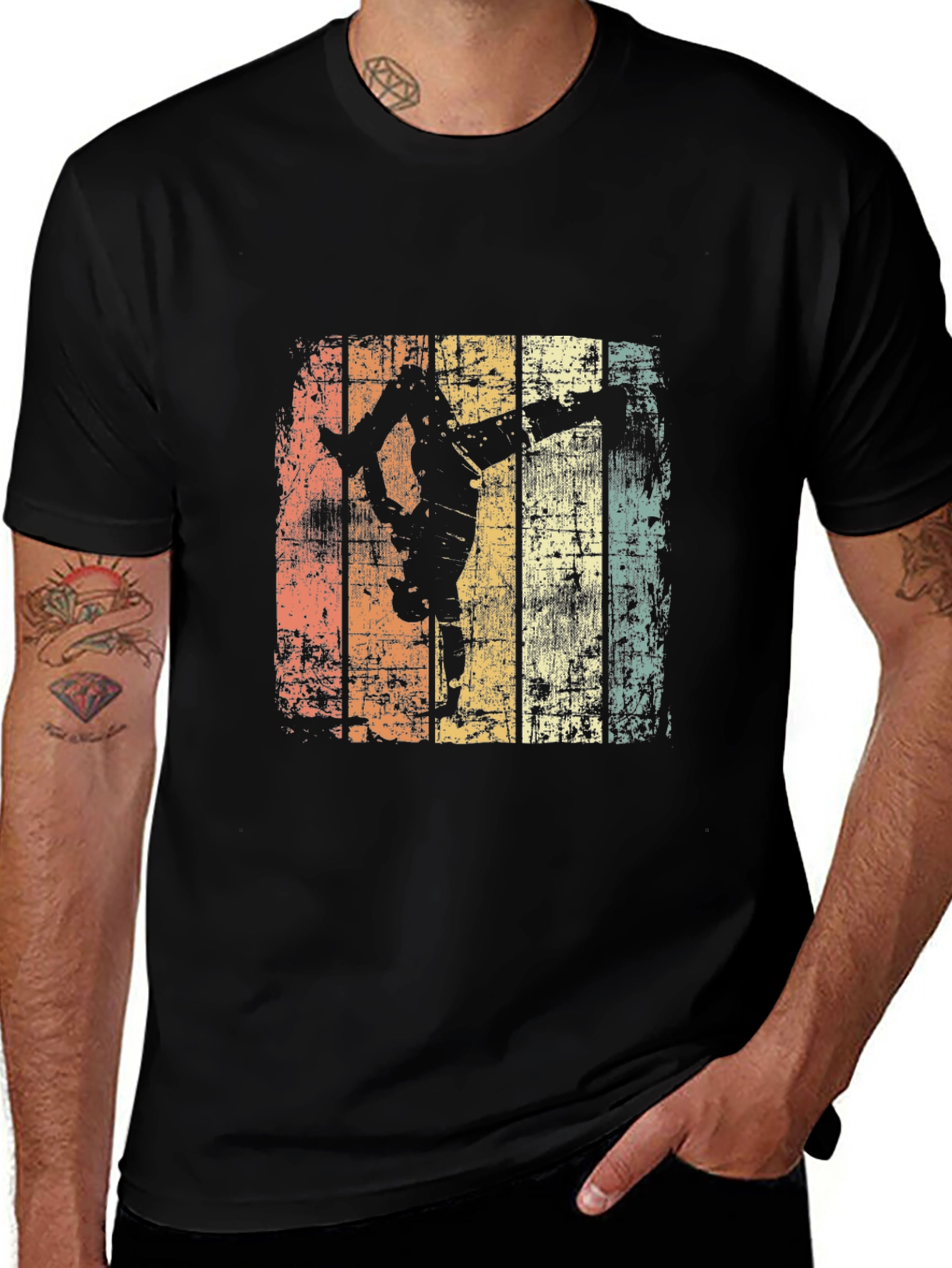Retro Judo Silhouette T-Shirt