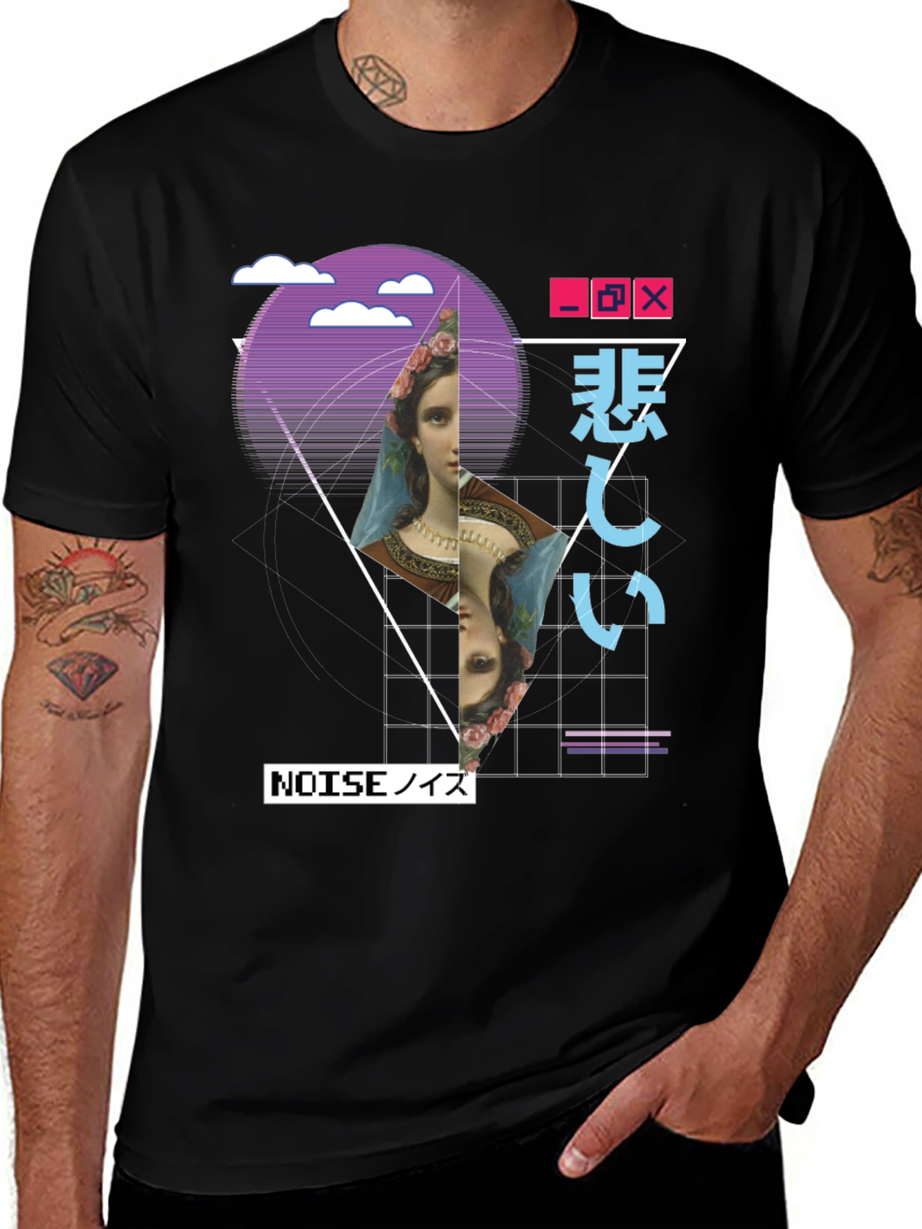 Variant 30 of Aesthetic Vaporwave Graphic T-Shirt