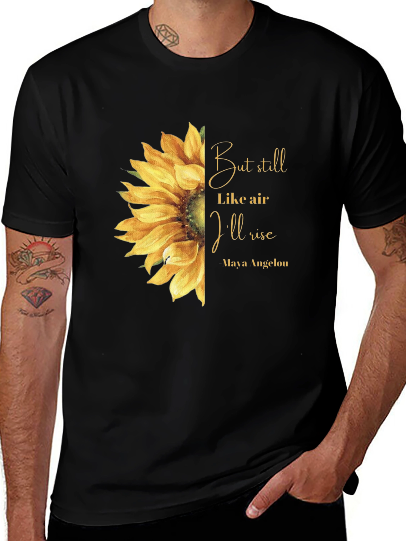 Variant 10 of Sunflower Maya Angelou T-Shirt