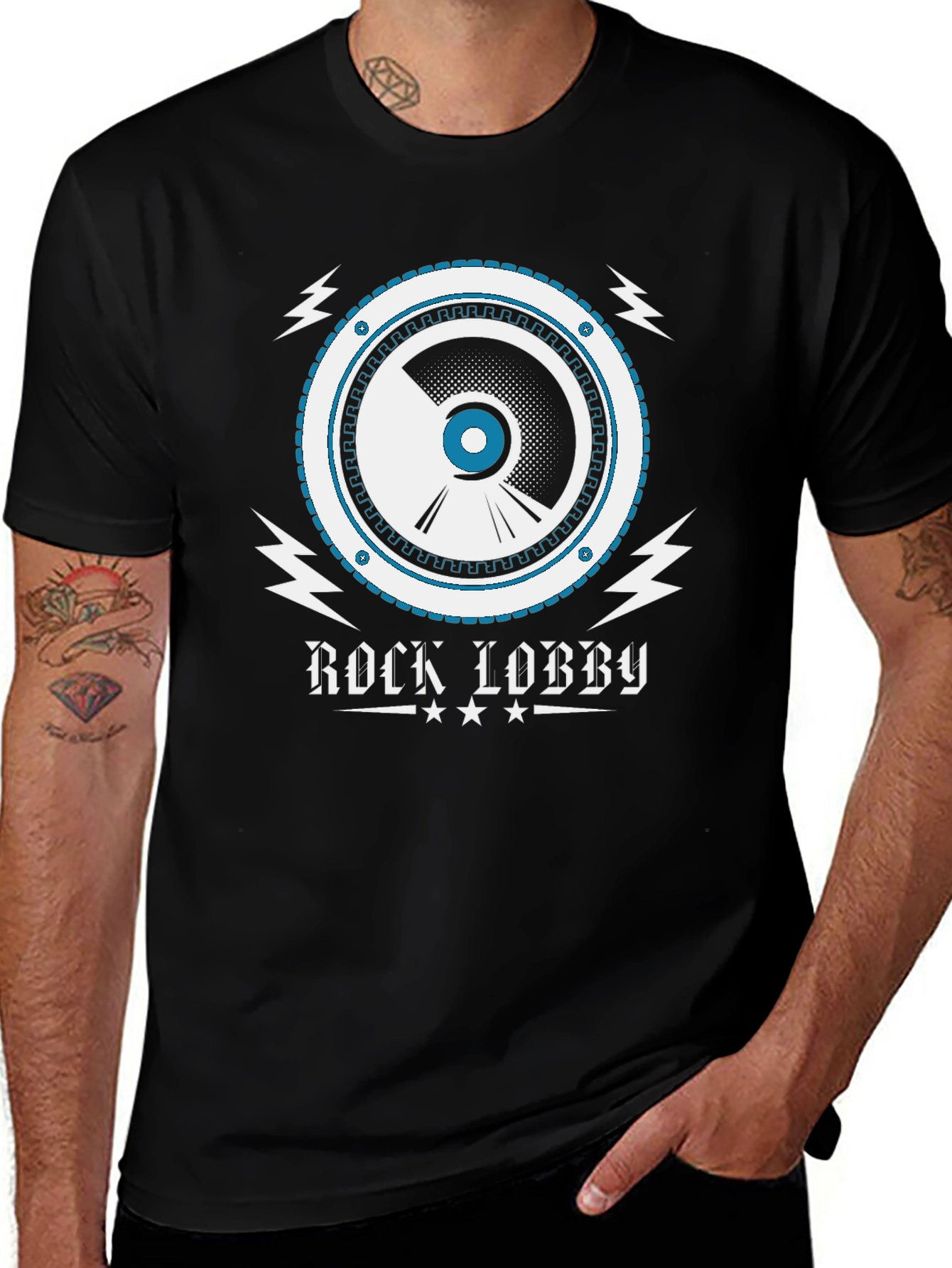 Variant 16 of Rock Lobby T-Shirt - Cool Music Graphic Tee