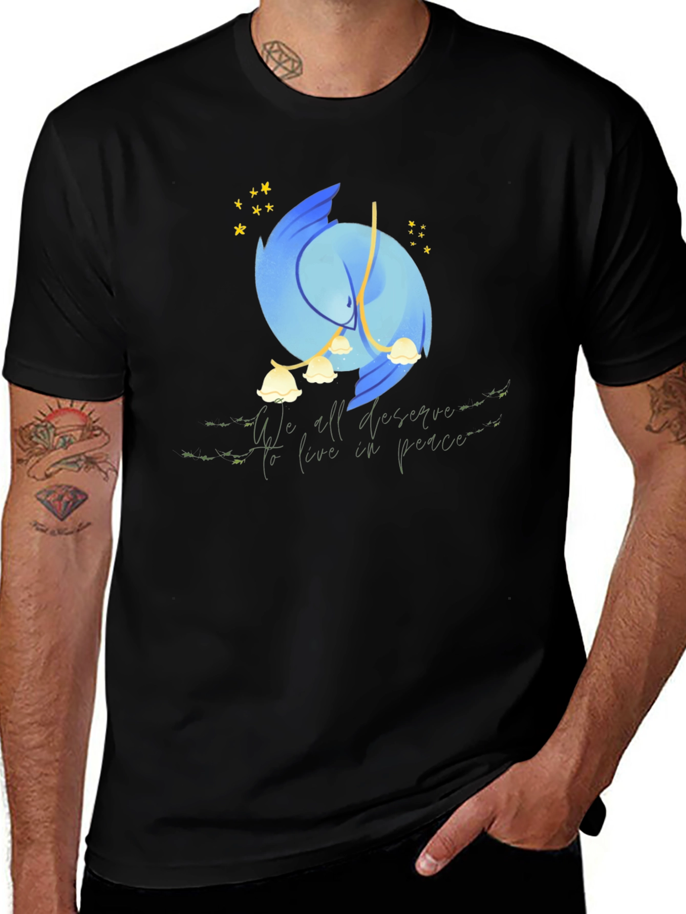Variant 21 of Peace Dove Graphic T-Shirt
