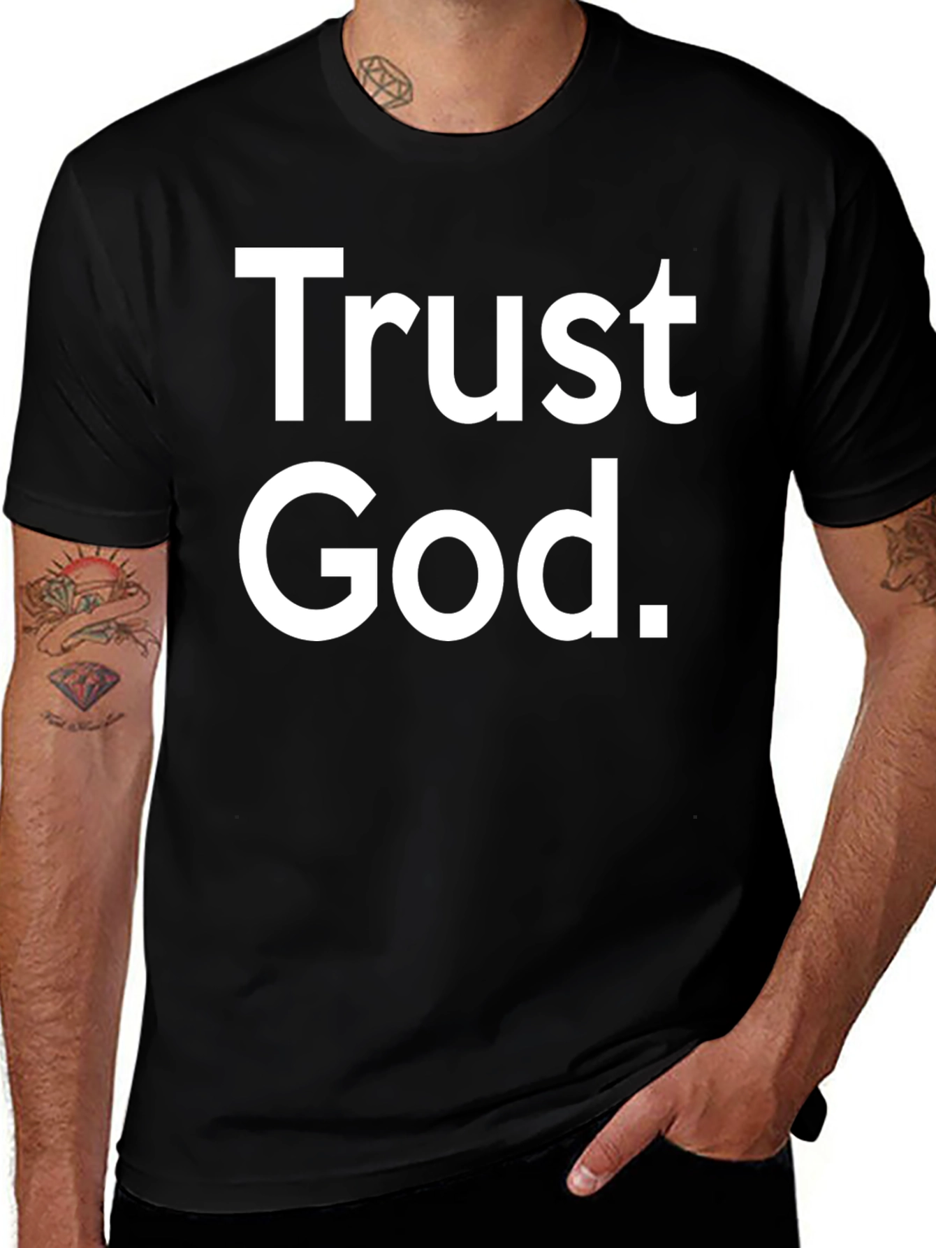Variant 28 of Trust God T-Shirt - Menswear