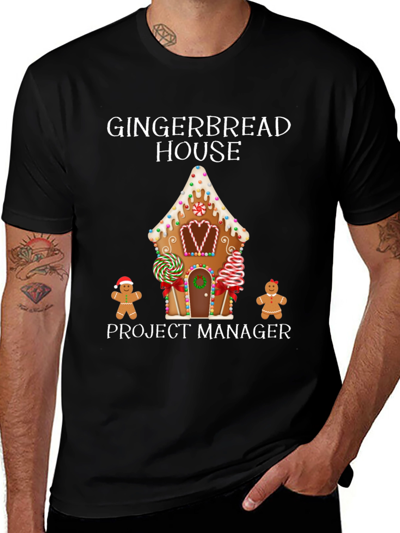 Gingerbread House Project Manager T-Shirt
