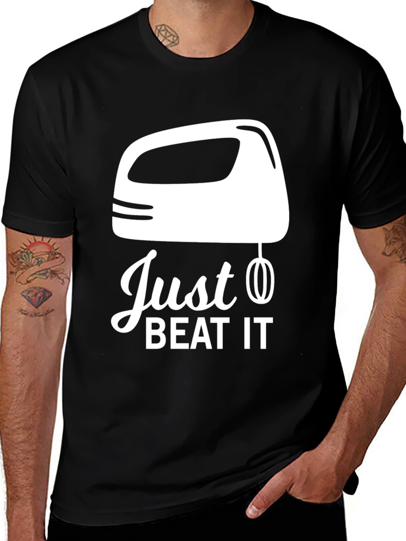 Variant 15 of Just Beat It T-Shirt - Funny Baking Tee