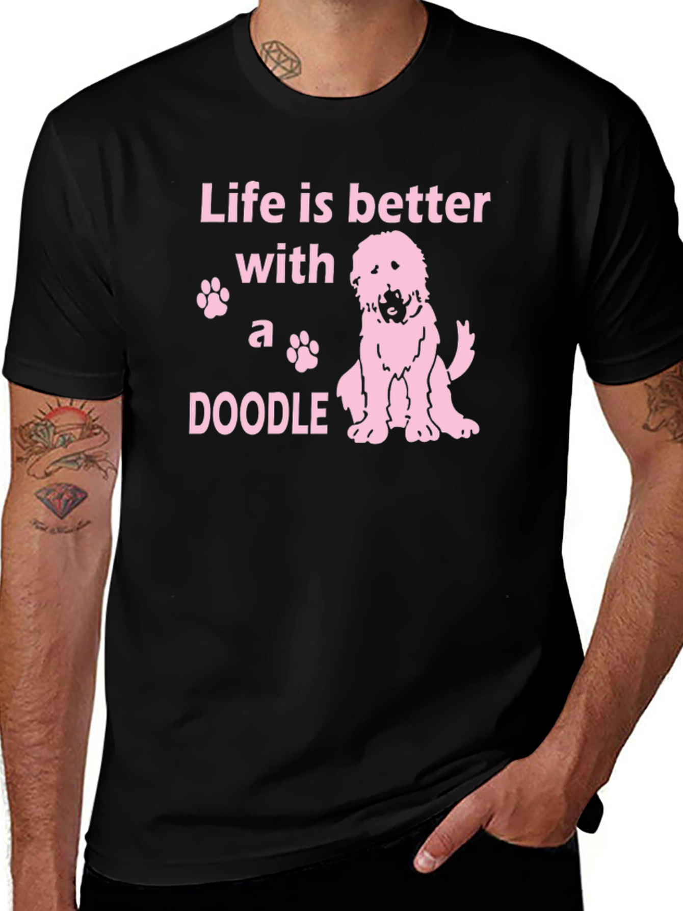 Variant 5 of Life is Better With A Doodle T-Shirt