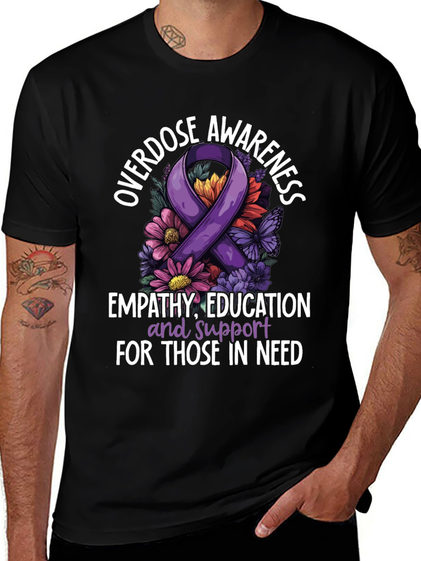 Overdose Awareness Ribbon T-Shirt
