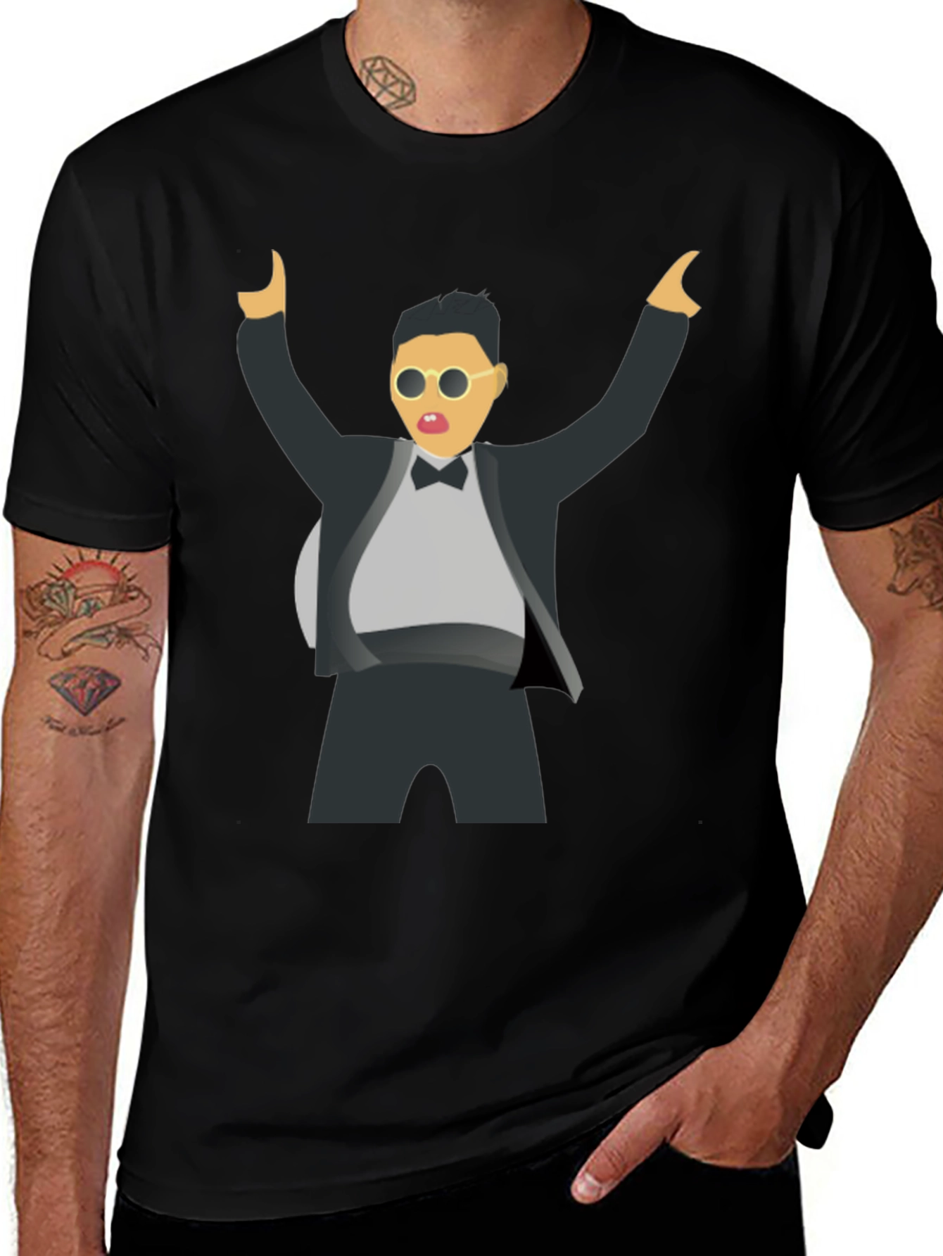 Variant 20 of Cartoon Gangnam Style Graphic Tee