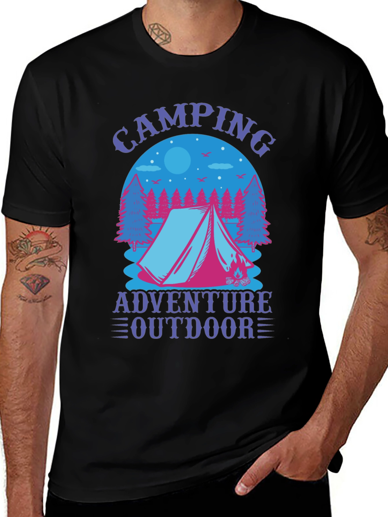 Variant 5 of Camping Adventure Outdoor T-Shirt