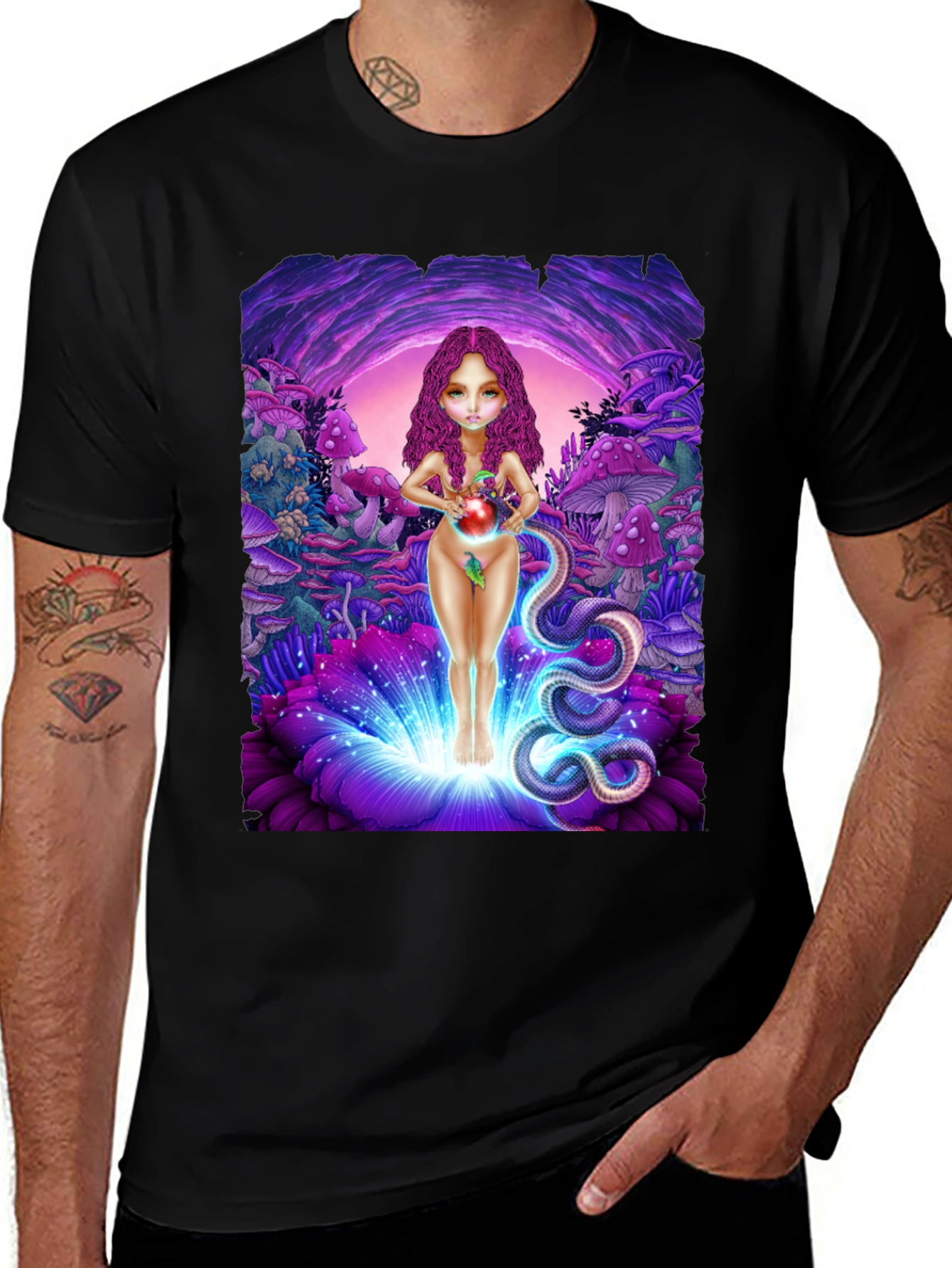 Variant 19 of Eve Psychedelic Graphic Tee