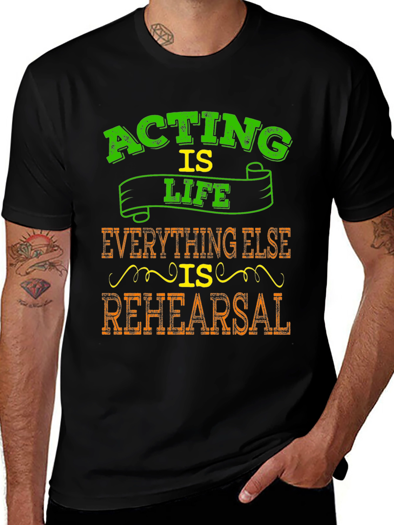 Variant 22 of Acting is Life T-Shirt - Theater Enthusiast Gift