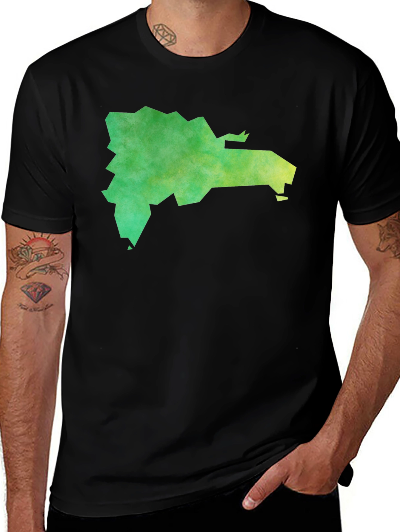 Dominican Republic Map Graphic Tee