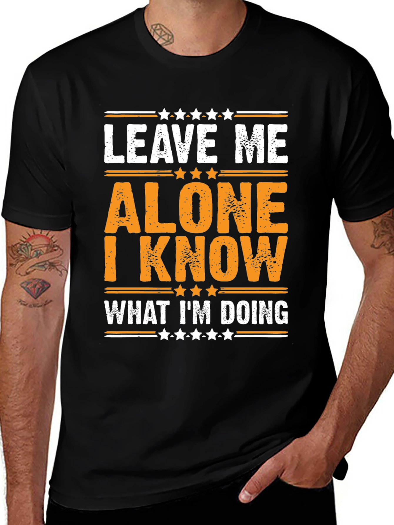 Variant 6 of Leave Me Alone T-Shirt - I Know What I'm Doing Funny Tee