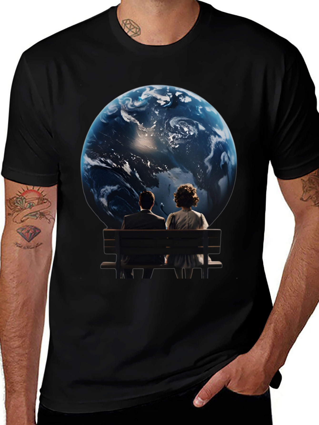 Earth Gazer T-Shirt - Unisex Design