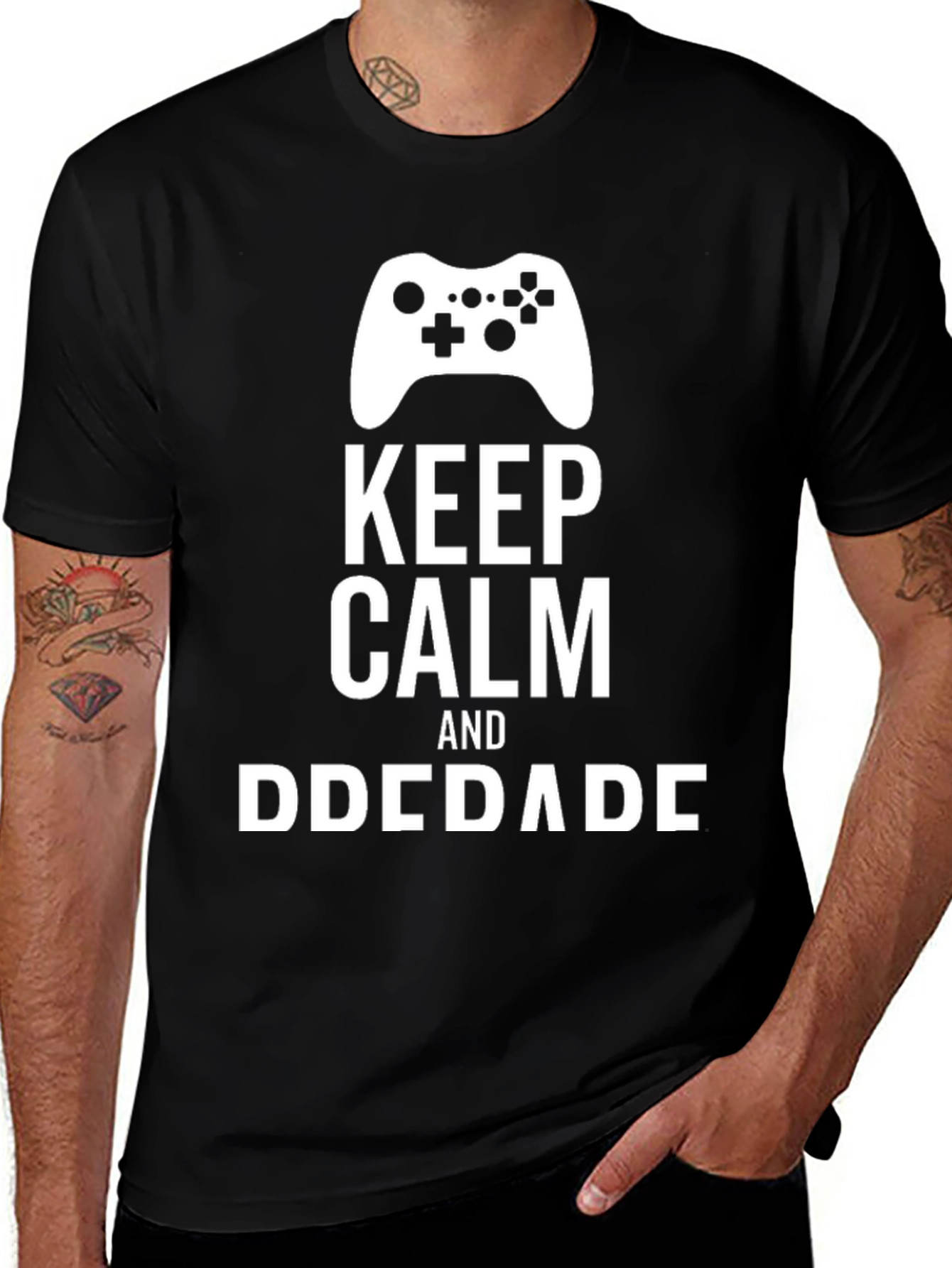 Variant 26 of Keep Calm and Decade Black T-Shirt