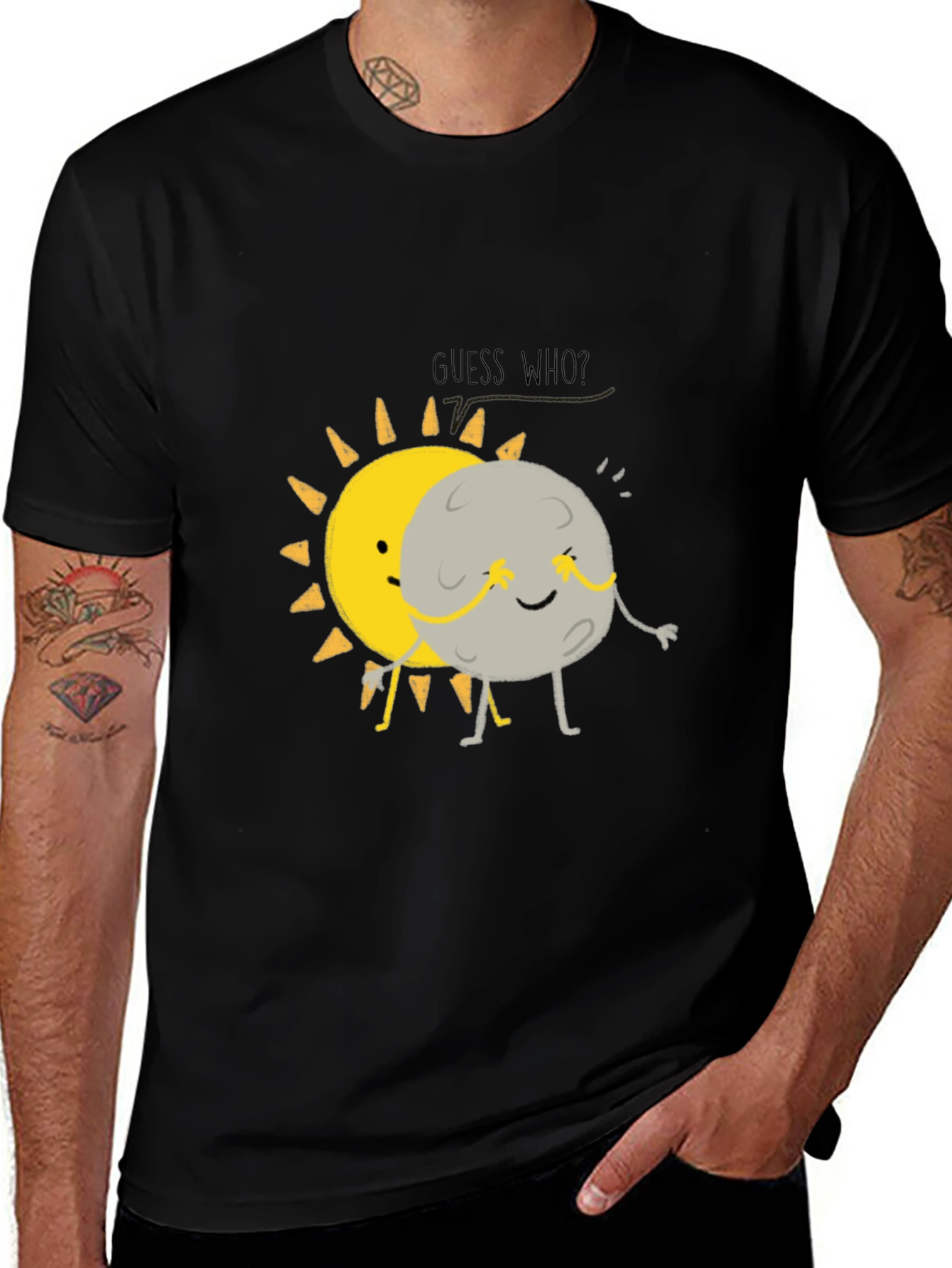 Variant 19 of Guess Who? Sun & Moon Graphic T-Shirt