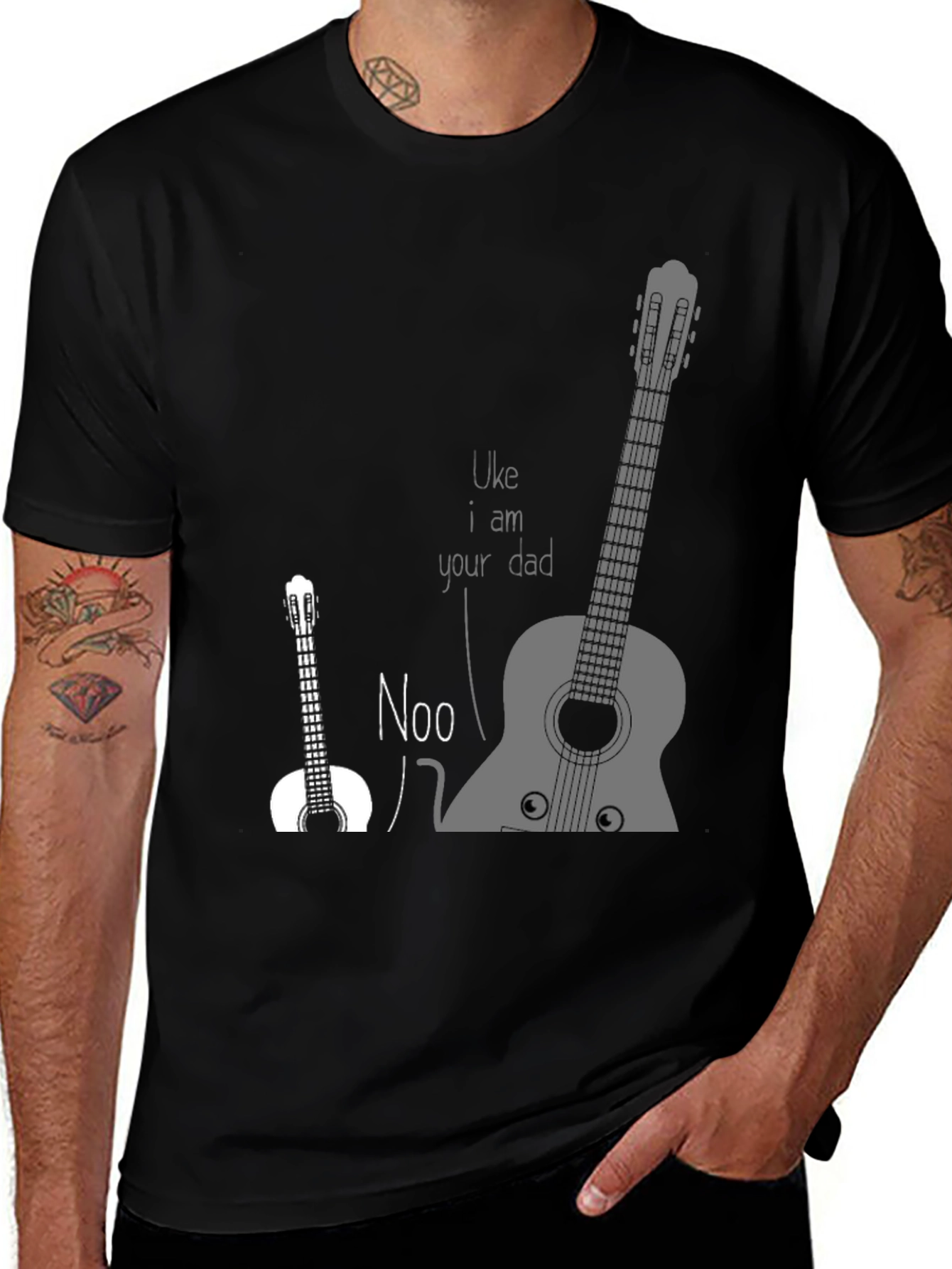 Variant 10 of Musical 'Uke I am Your Dad' Graphic T-Shirt