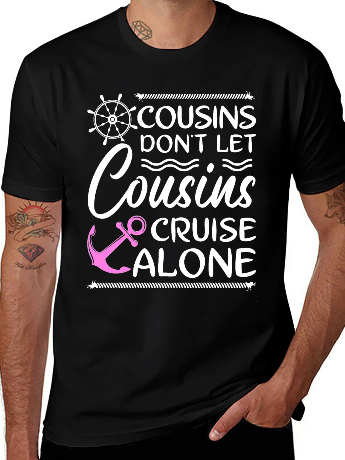 Cousins Cruise T-Shirt: Nautical Adventure Ready!