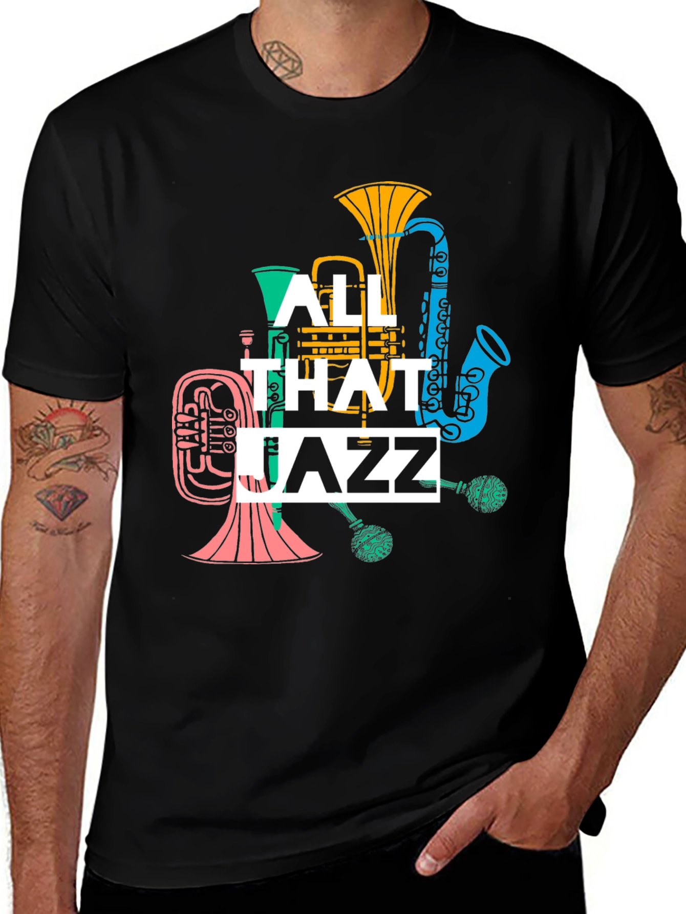 Variant 4 of All That Jazz T-Shirt - Music Lover Tee