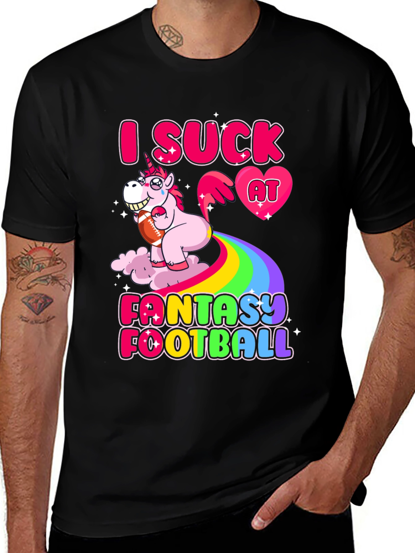 Variant 24 of Funny Fantasy Football Unicorn T-Shirt
