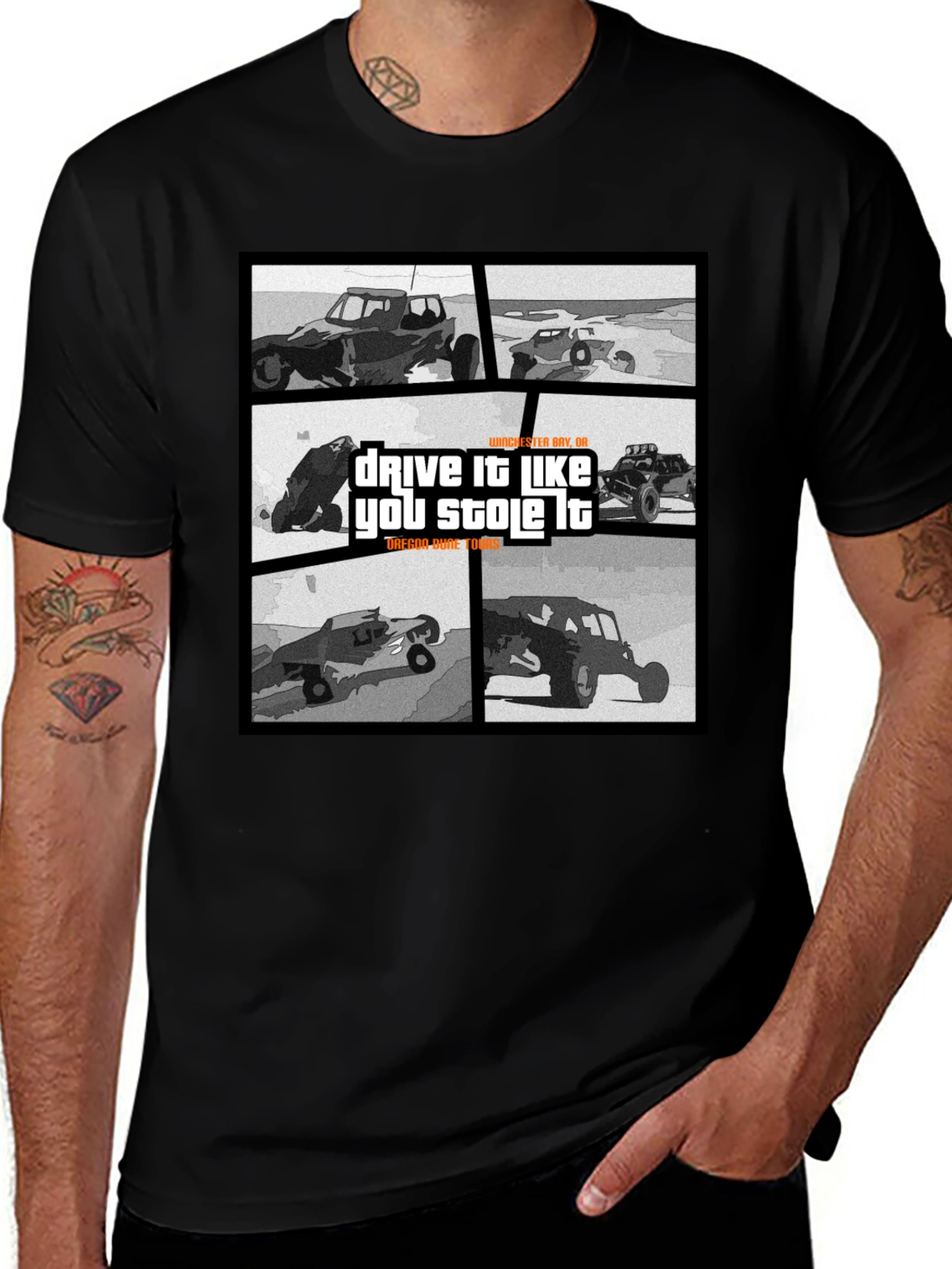 Variant 27 of Drive It Like You Stole It Graphic Tee