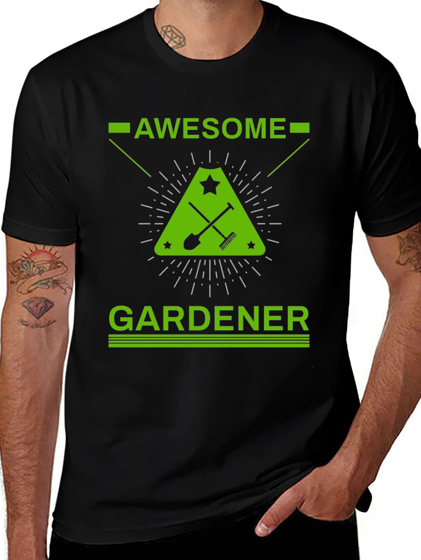 Variant 11 of Awesome Gardener T-Shirt - Gardening Gift