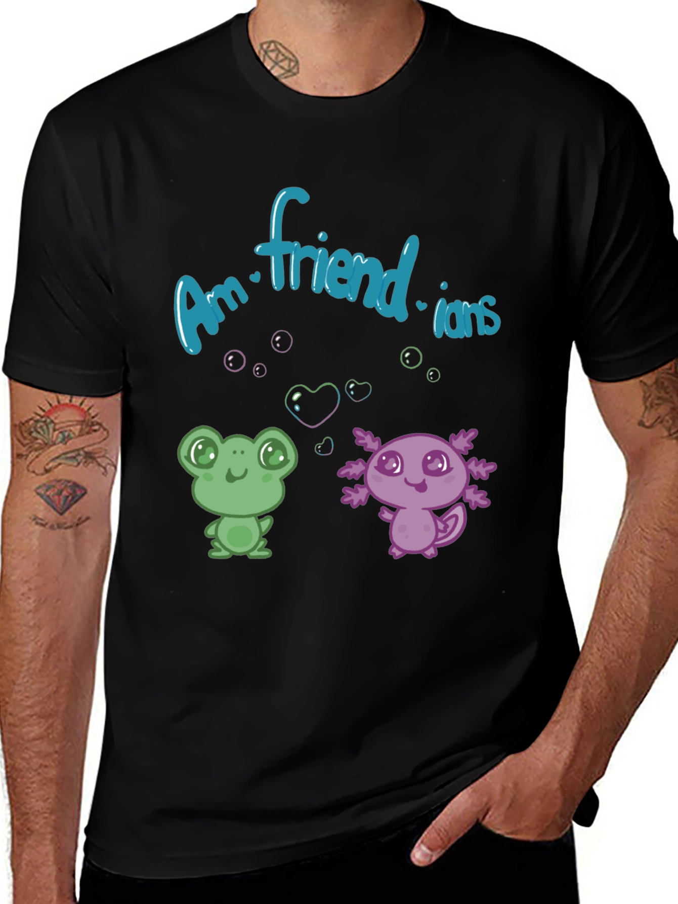 Variant 17 of Amphibian Friends Graphic Tee