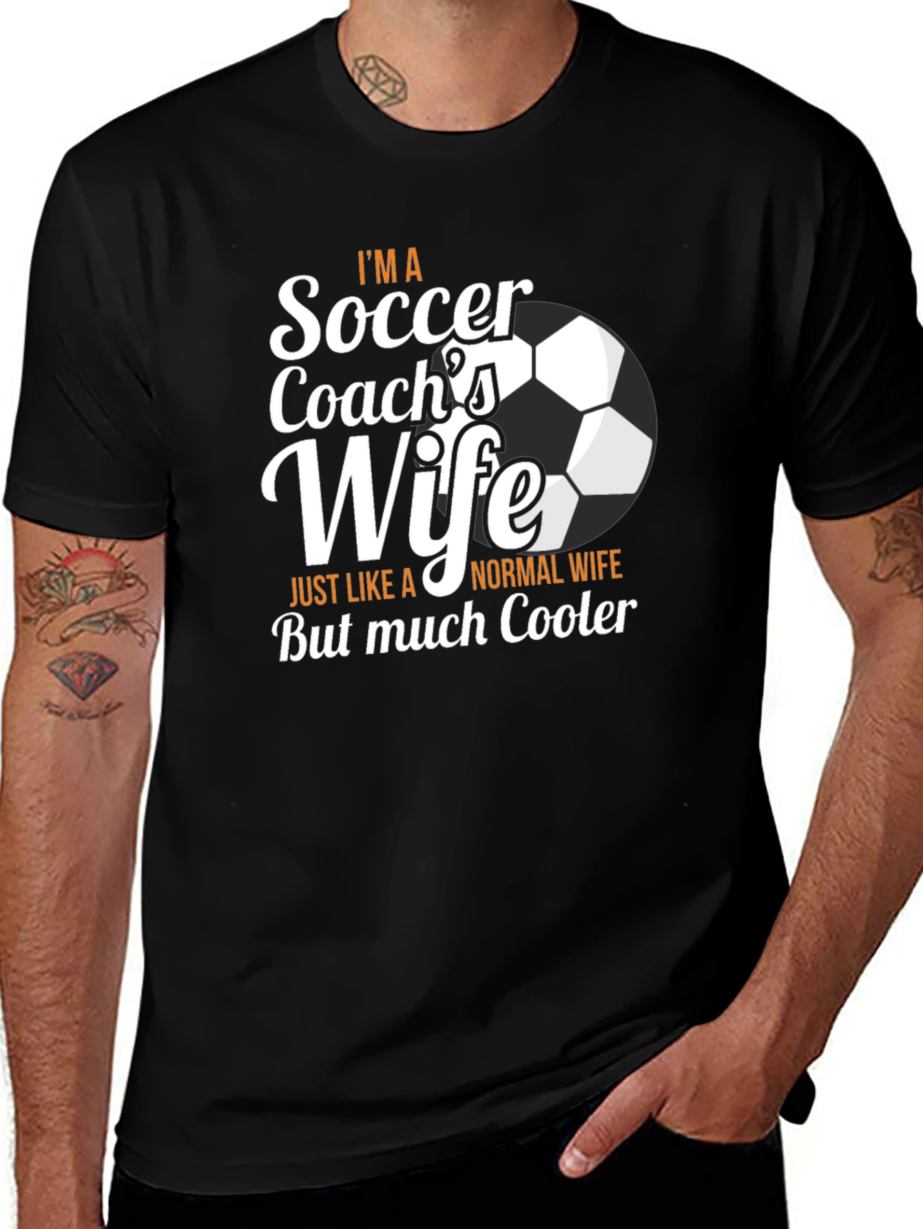 Variant 26 of Soccer Coach's Wife T-Shirt - Cool & Comfortable