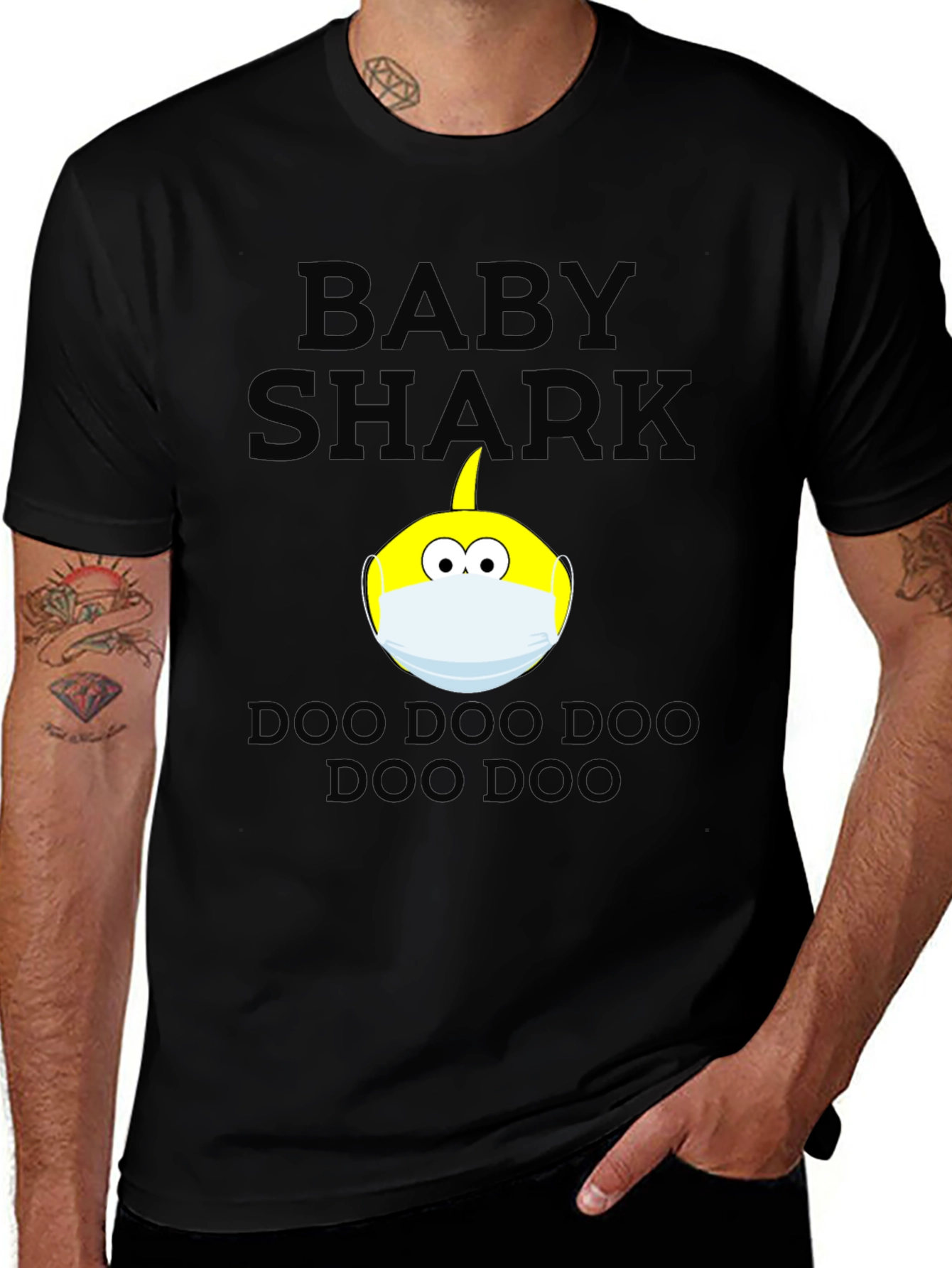 Variant 11 of Baby Shark Masked Tee