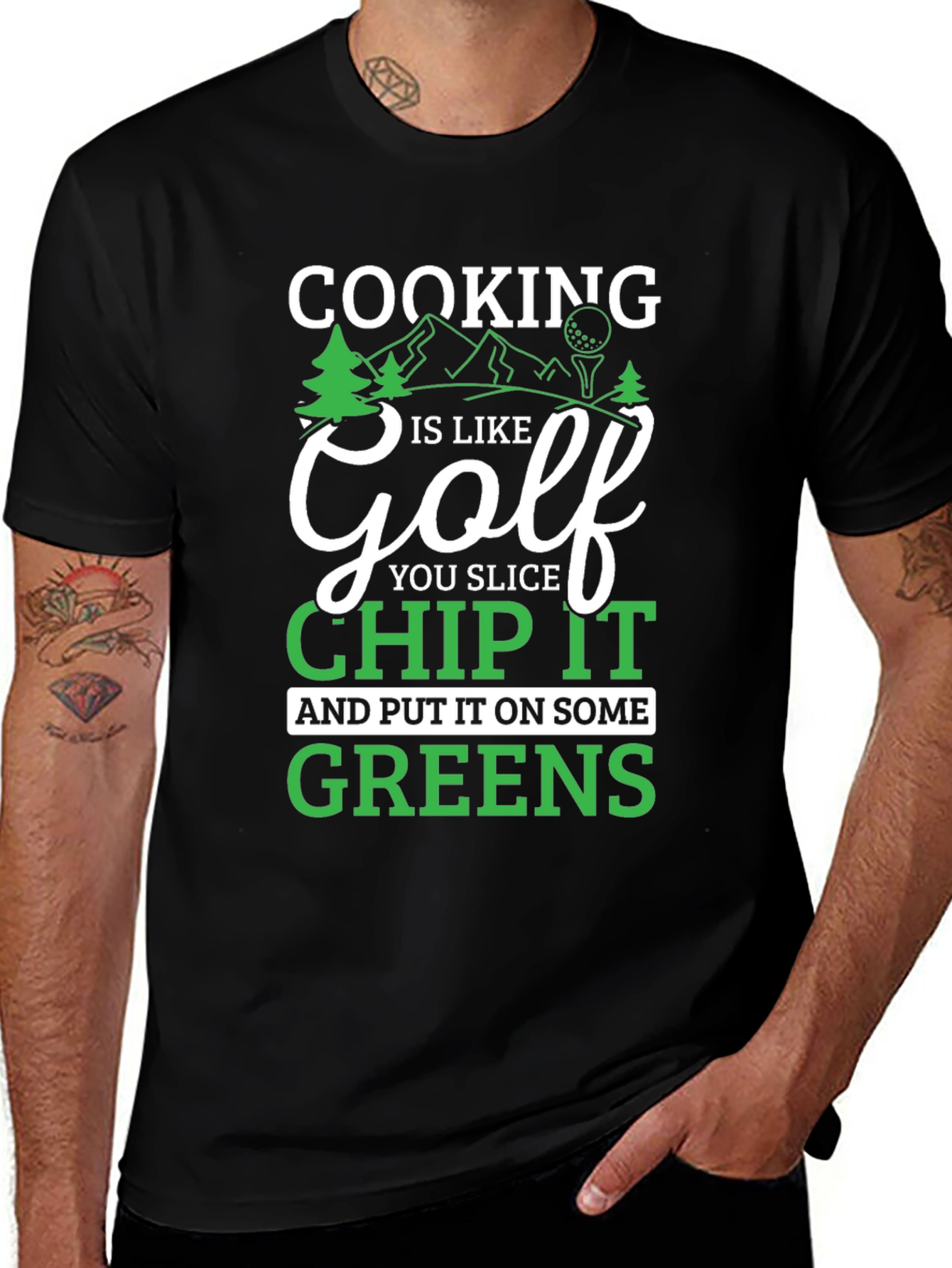 Variant 19 of Cooking is like Golf T-Shirt