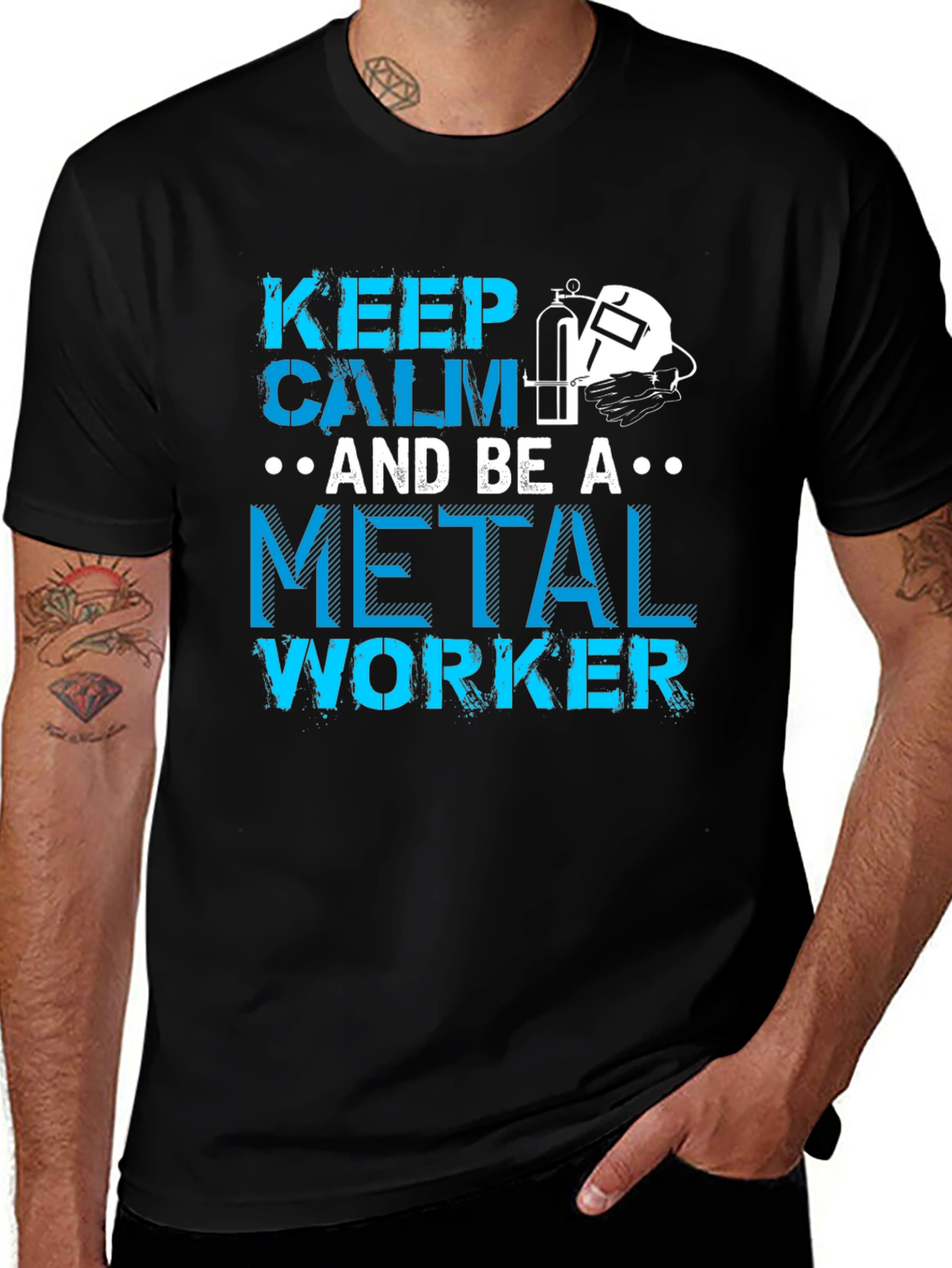 Keep Calm Metal Worker T-Shirt