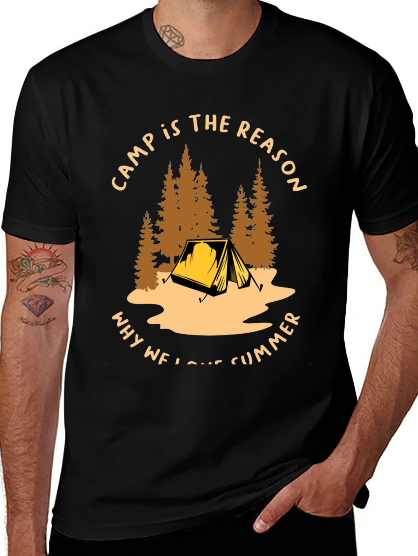 Variant 4 of Camping Summer T-Shirt
