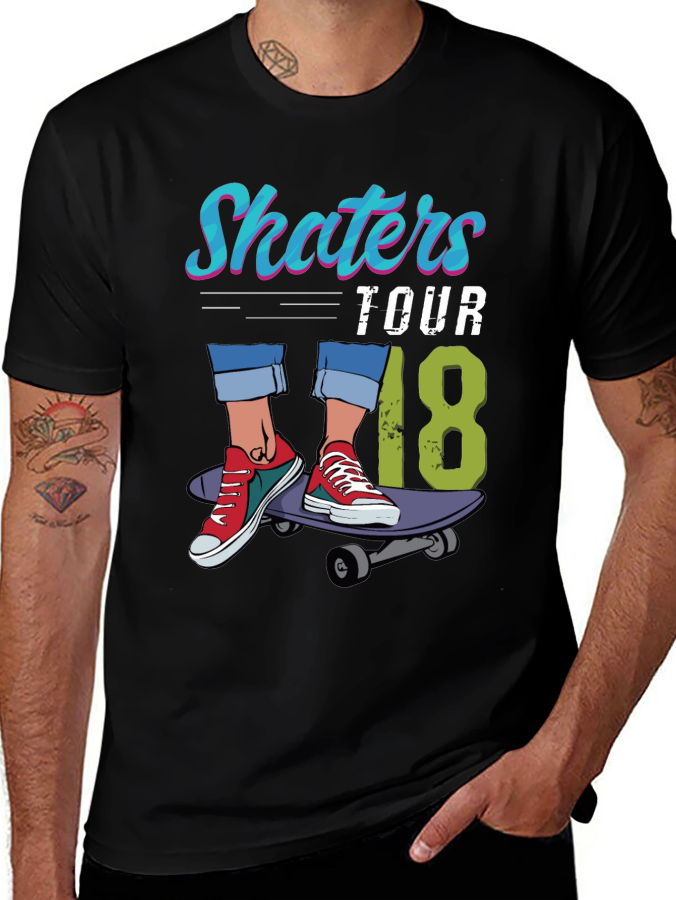 Variant 16 of Skaters Tour Graphic T-Shirt