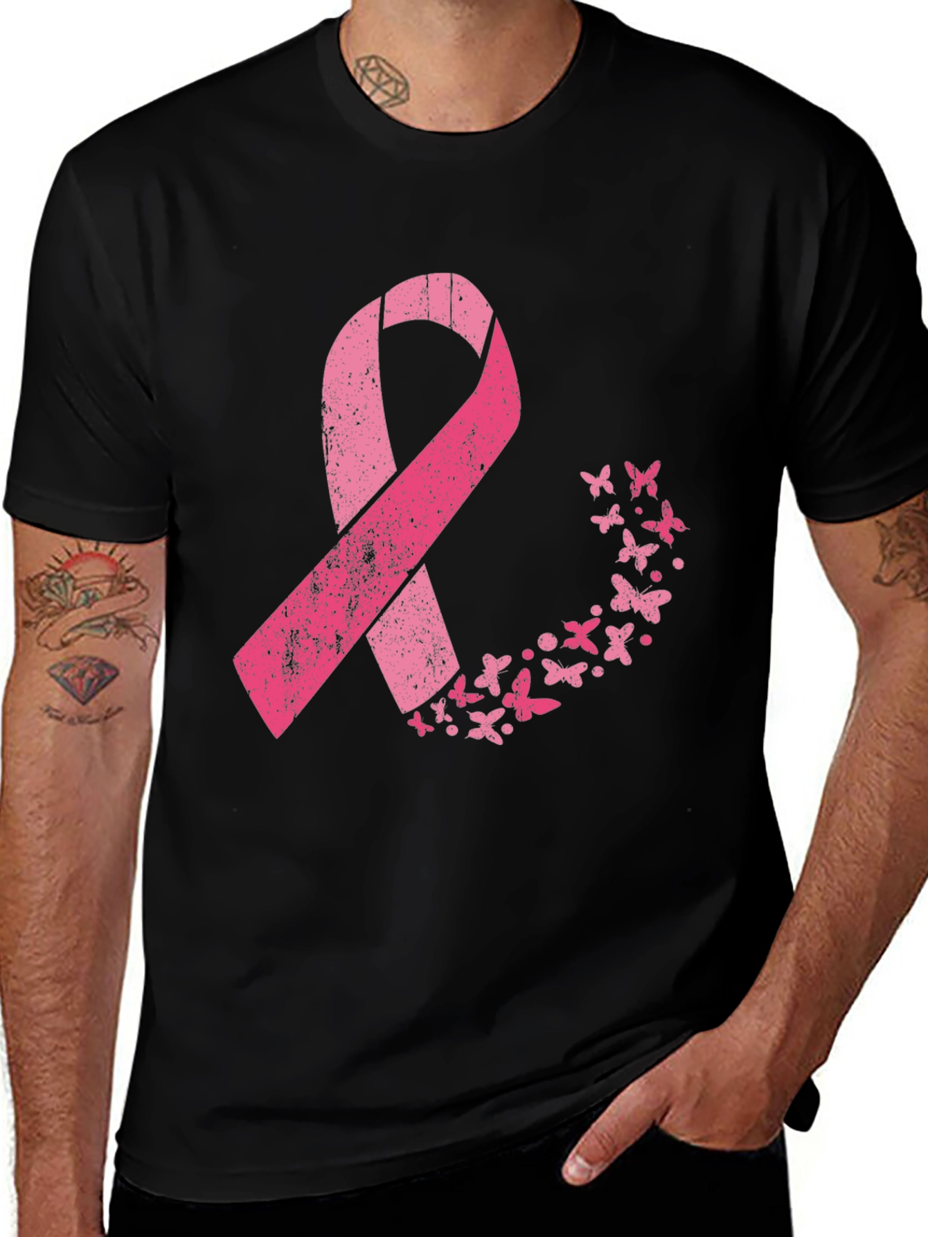 Breast Cancer Awareness Ribbon T-Shirt