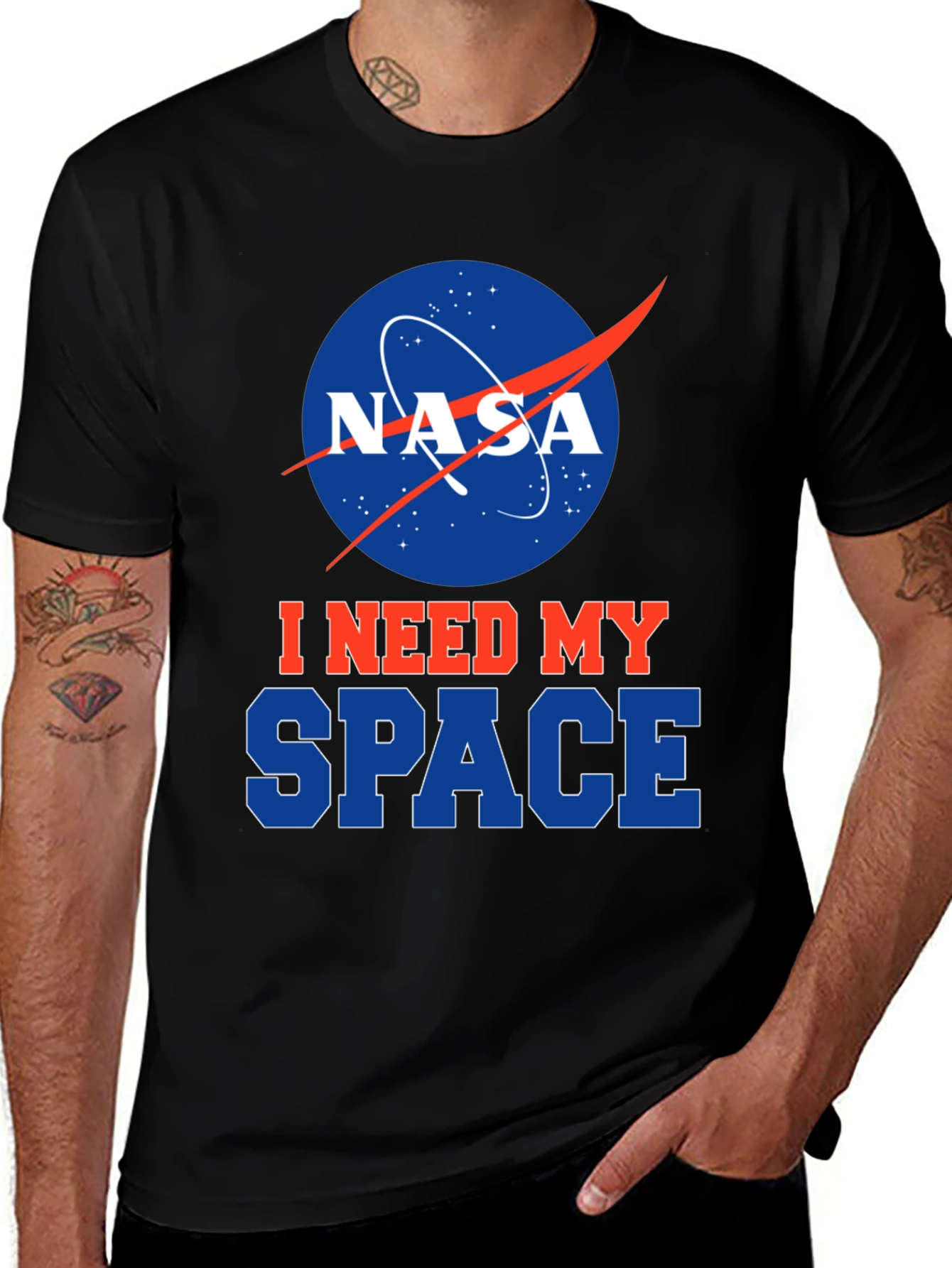 Variant 17 of NASA "I Need My Space" T-Shirt