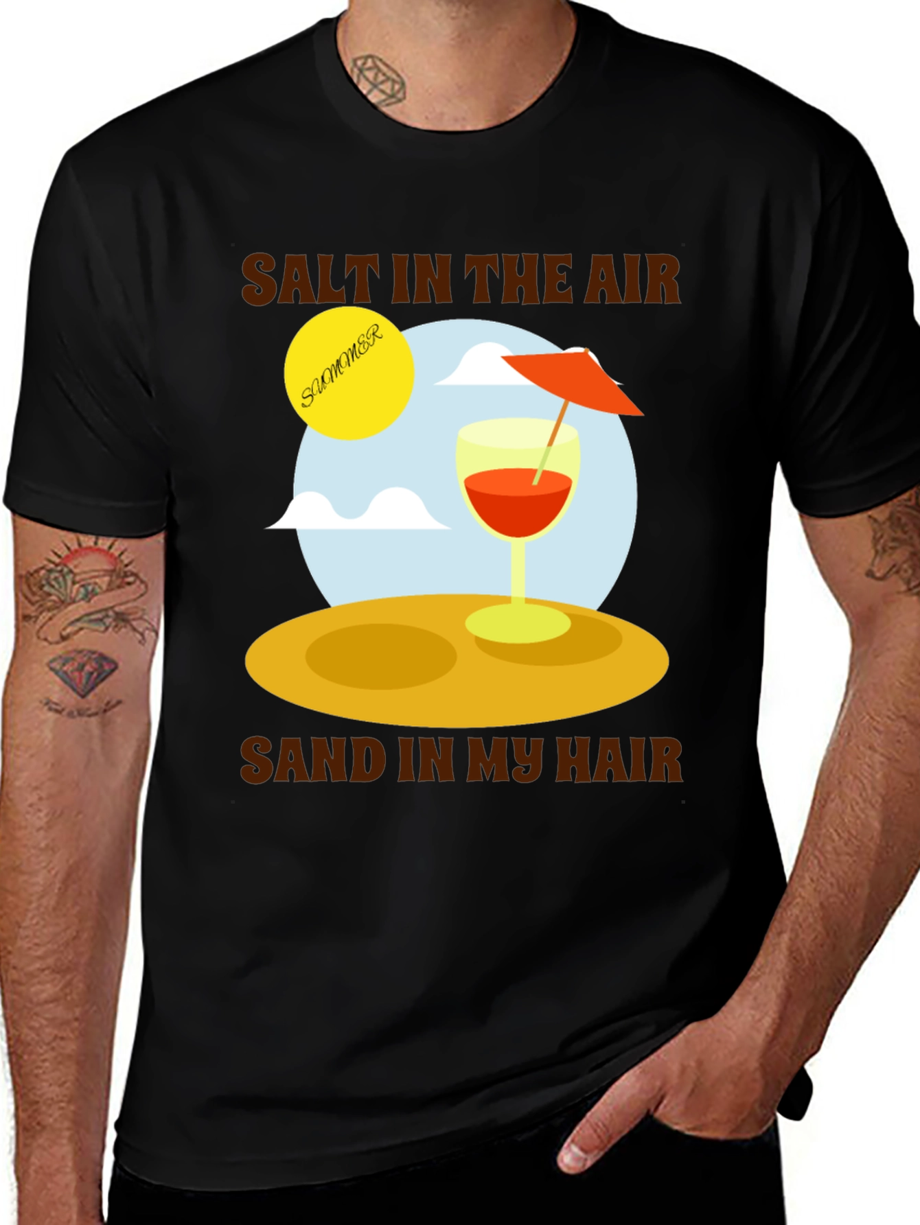 Variant 2 of Summer Salt Air T-Shirt - Beach Vibes