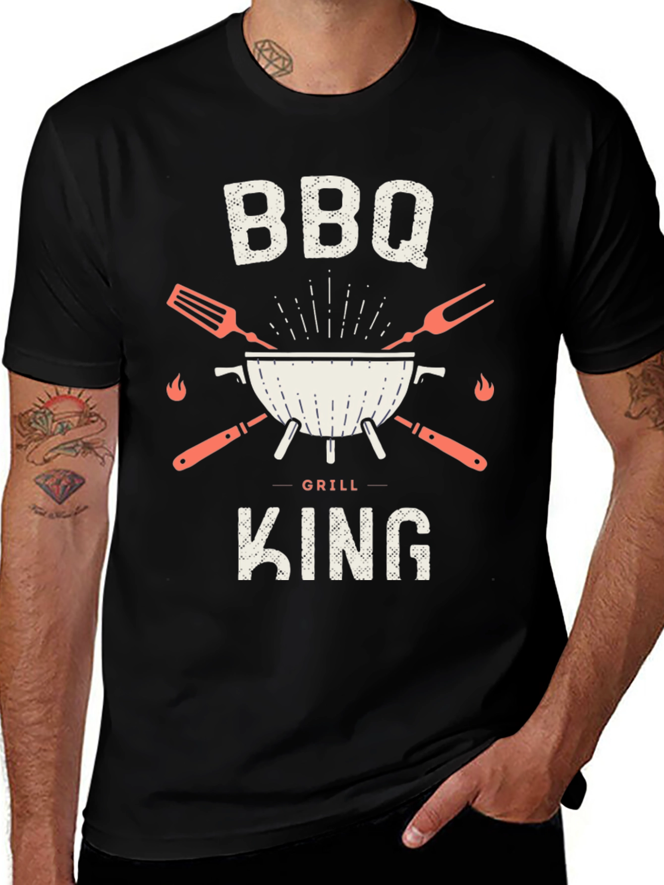 Variant 20 of BBQ Grill King T-Shirt - Perfect for Grill Masters