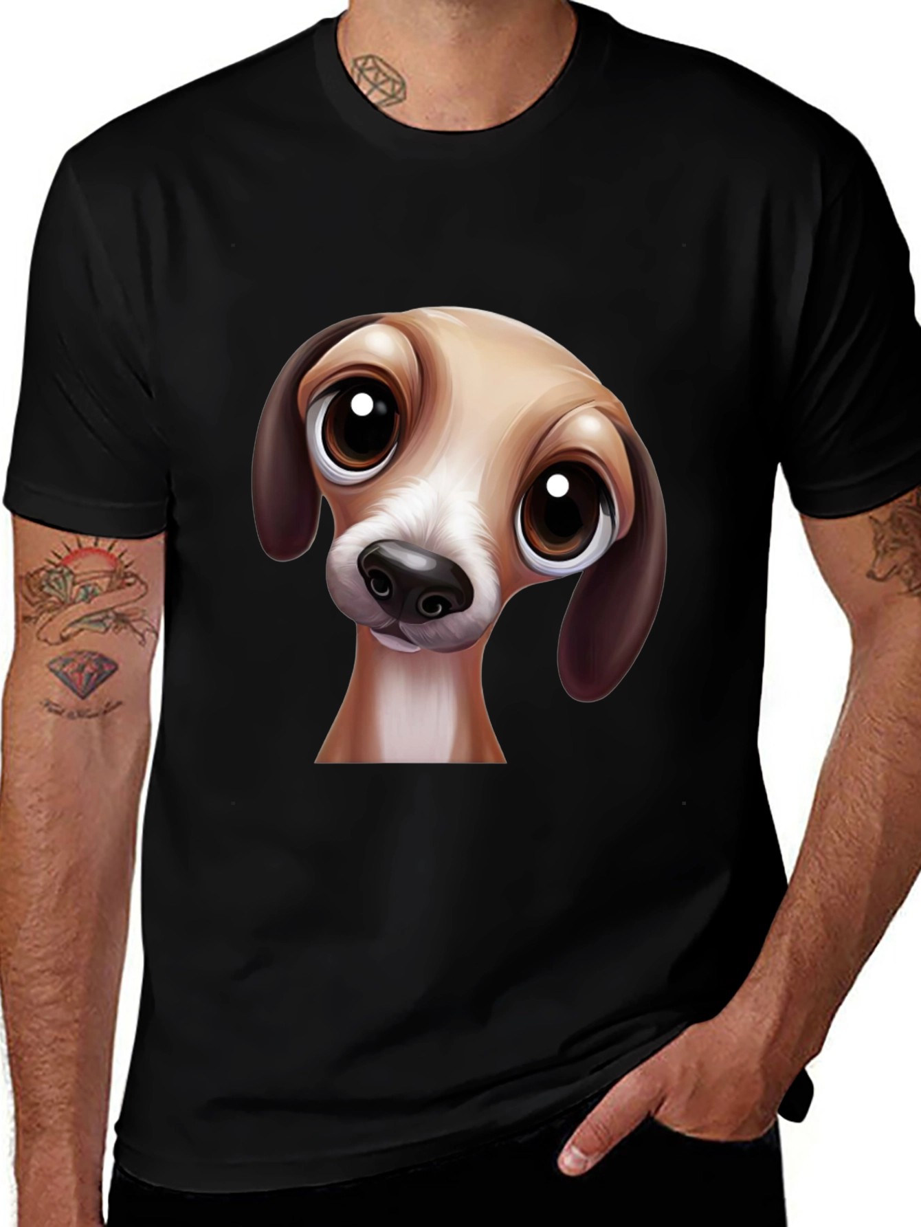 Variant 23 of Dog Lover's Graphic Tee