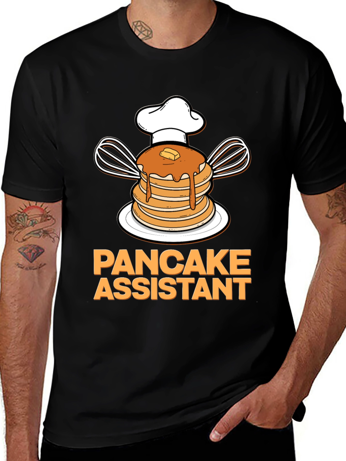 Variant 12 of Pancake Assistant Graphic T-Shirt