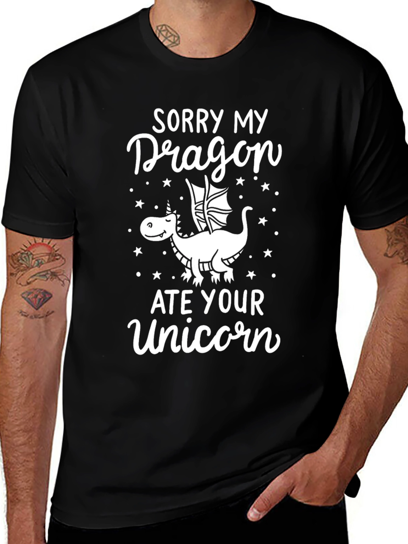 Variant 14 of Sorry My Dragon Ate Your Unicorn T-Shirt