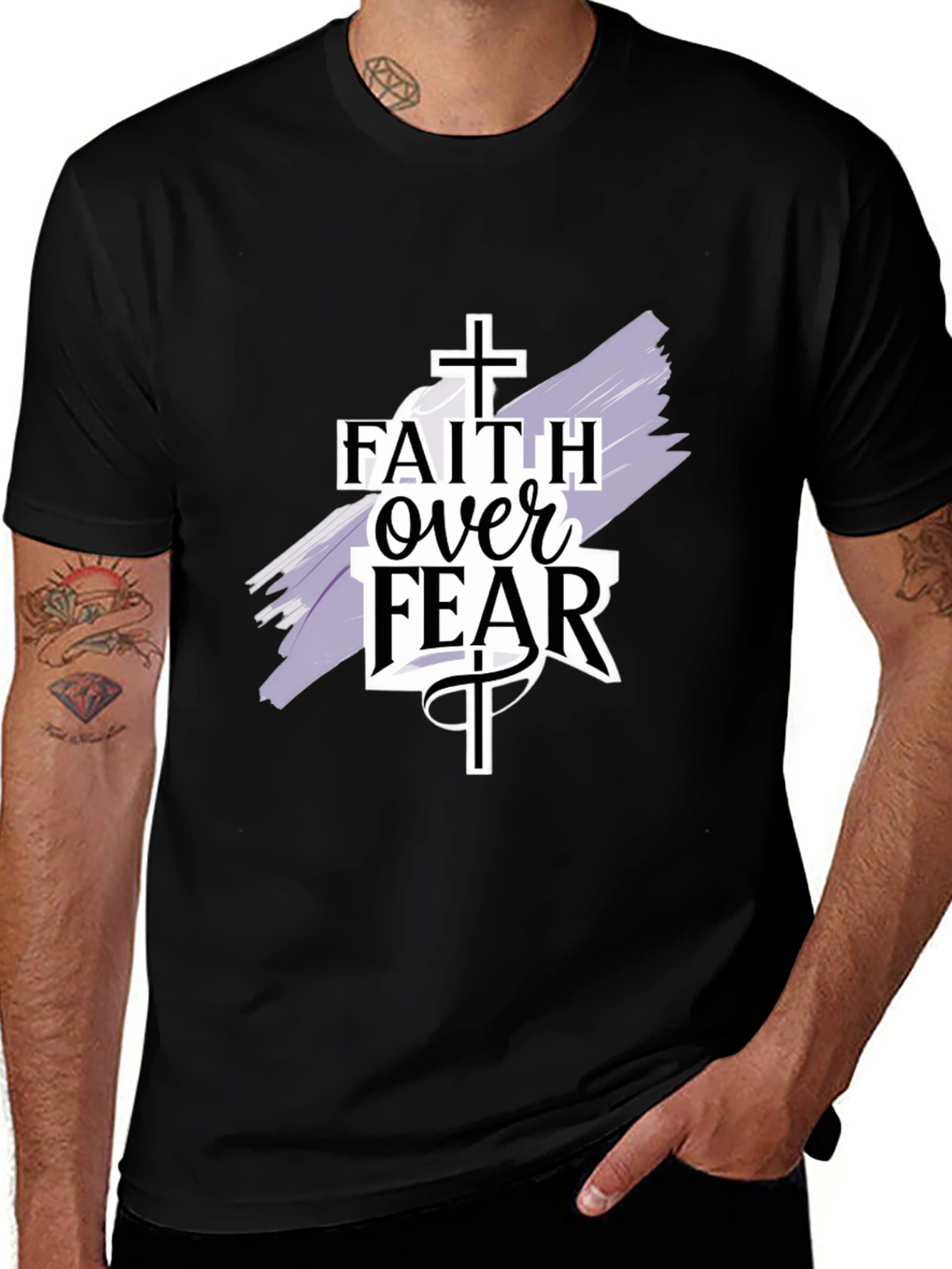 Faith Over Fear T-Shirt - Christian Apparel