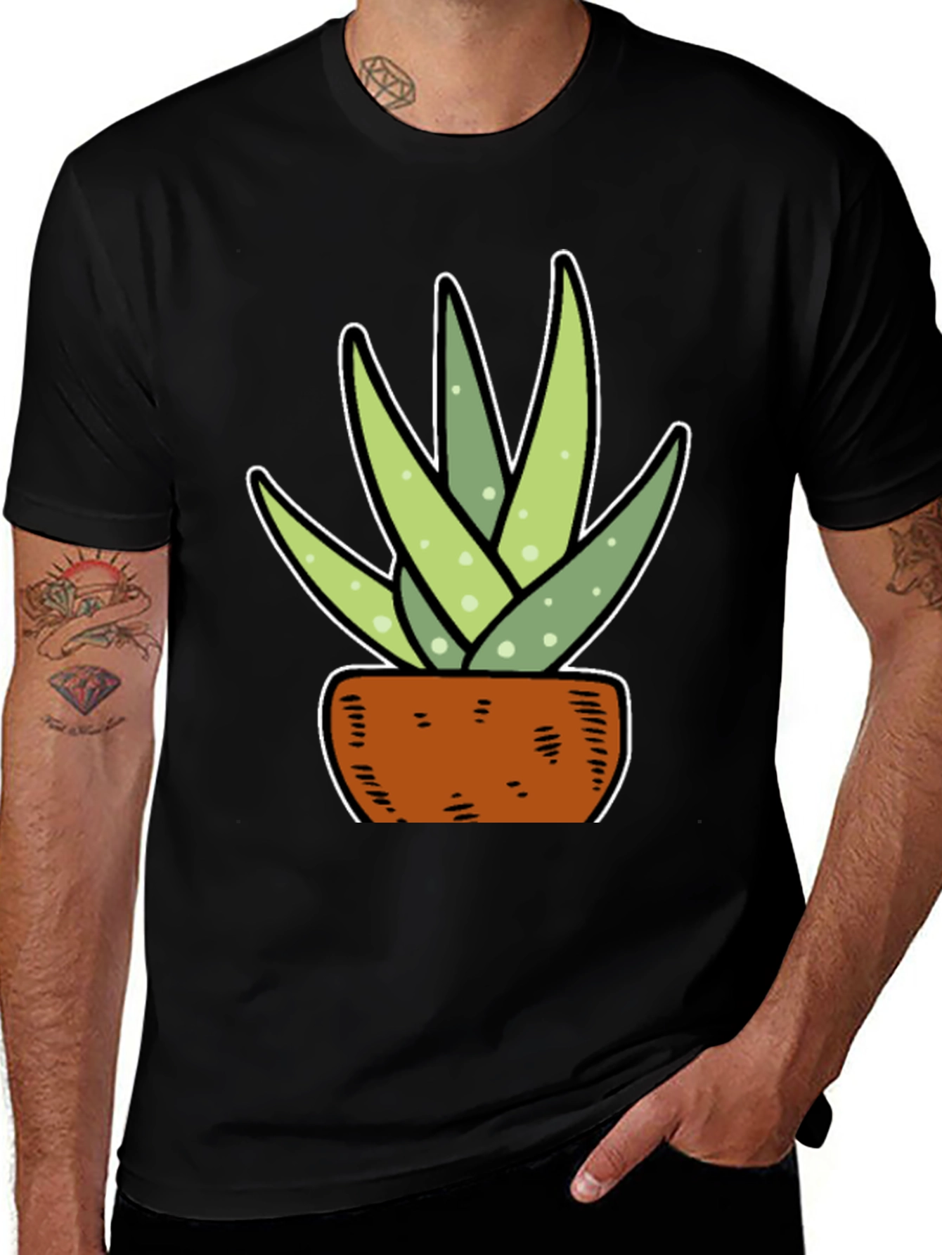 Variant 10 of Aloe Vera Plant Graphic Tee