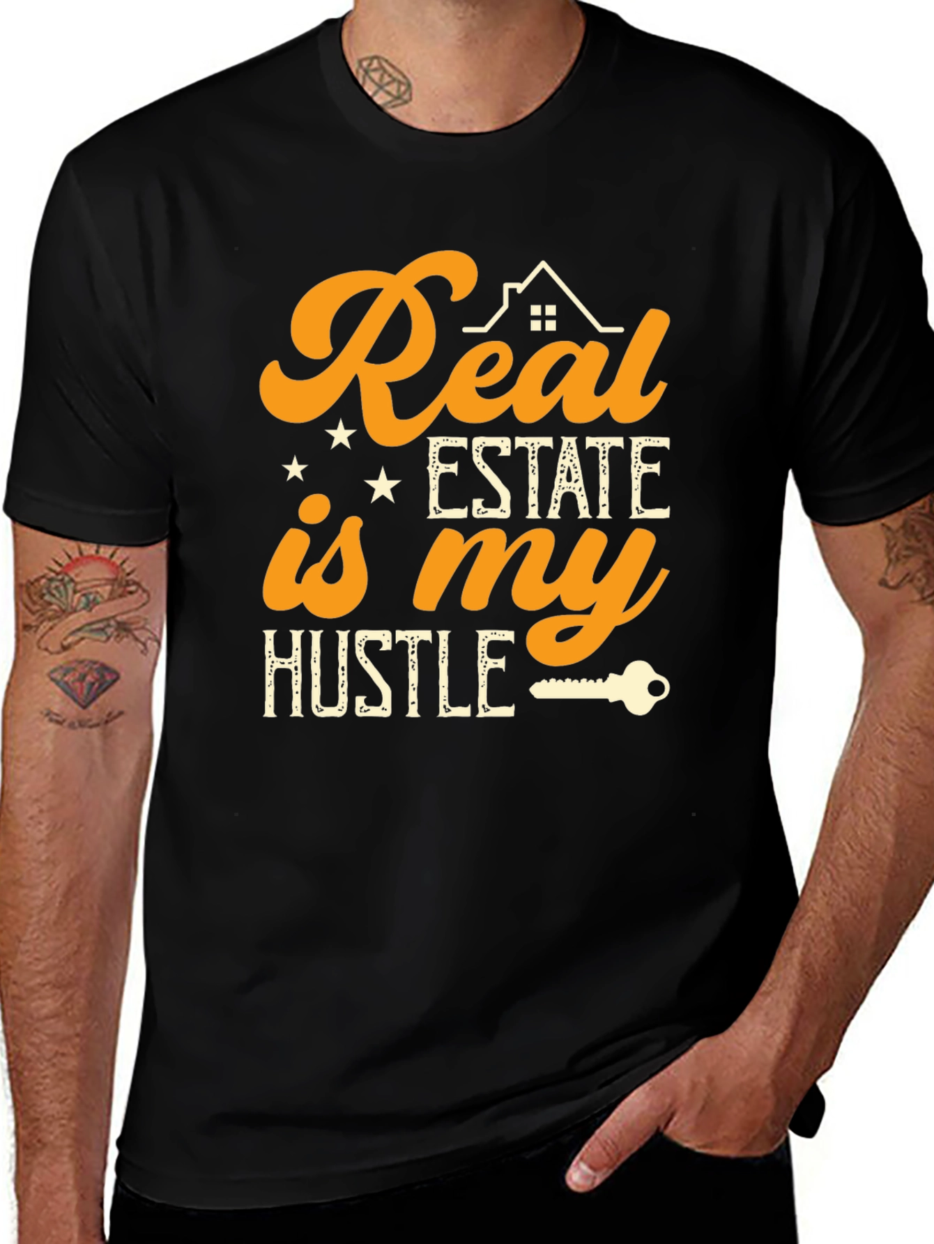 Variant 10 of Real Estate Hustle Graphic Tee