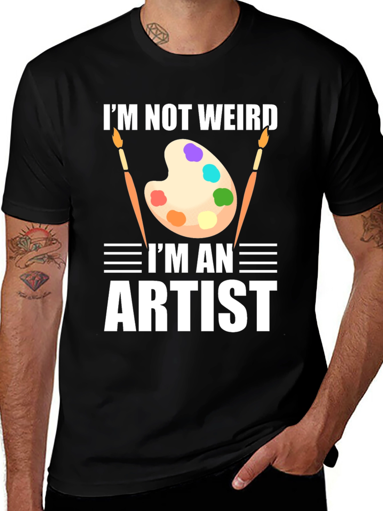 Variant 22 of I'm Not Weird, I'm An Artist T-Shirt