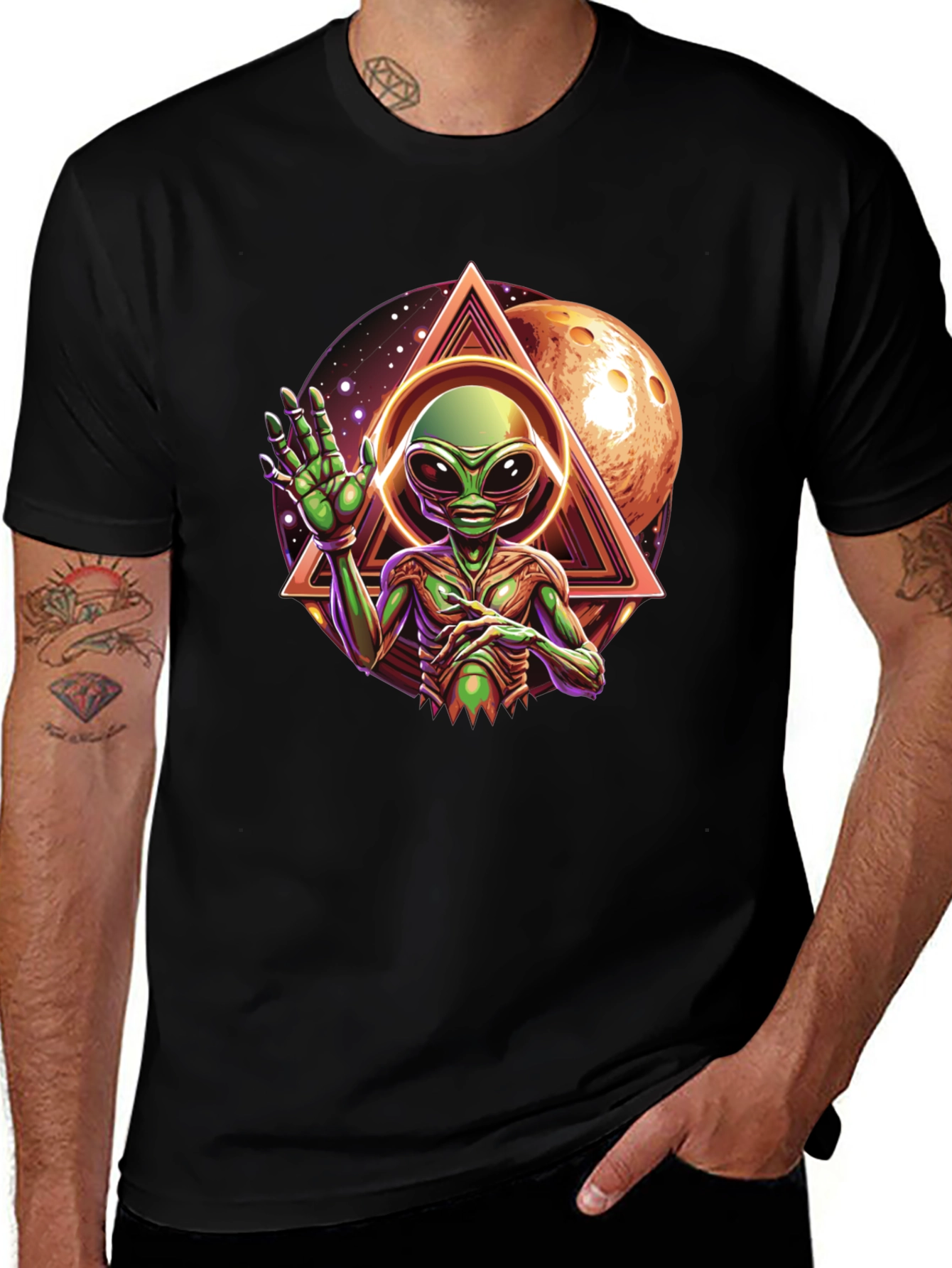 Variant 29 of Alien Graphic Tee - Sci-Fi T-Shirt