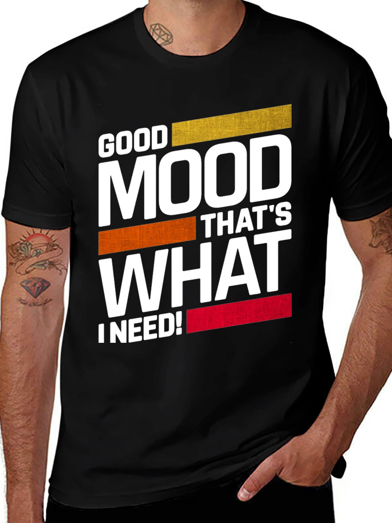 Variant 27 of Good Mood T-Shirt | Comfy Cotton Blend Graphic Tee