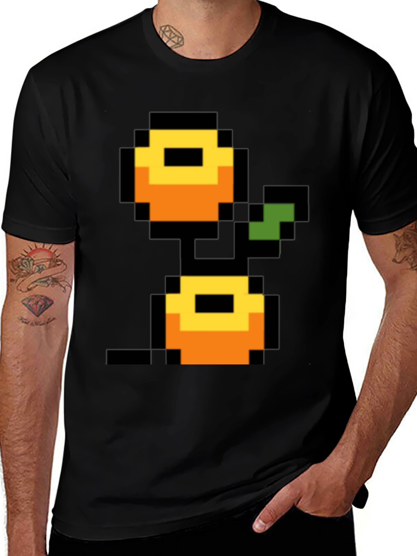 Variant 23 of Retro 8-bit Fruit Graphic T-Shirt