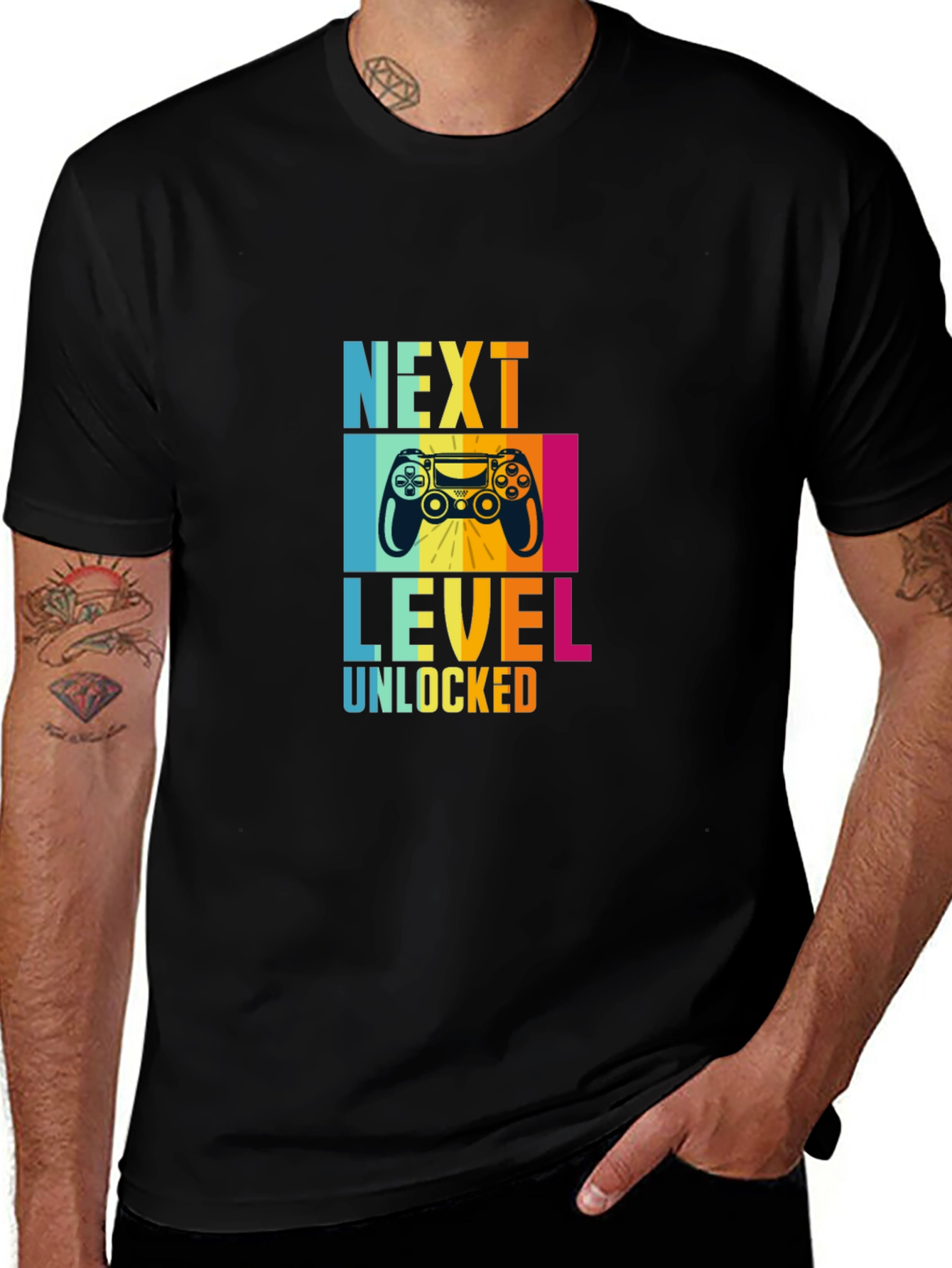 Variant 21 of Next Level Unlocked Gamer T-Shirt