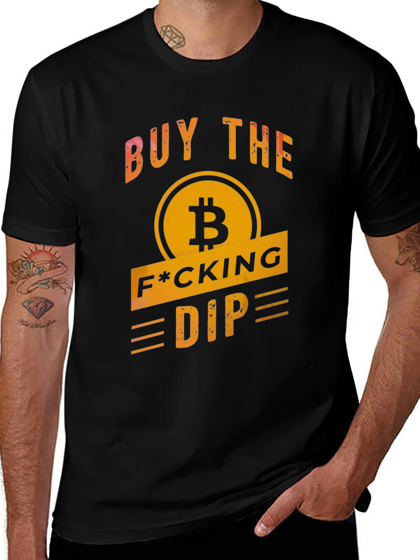 Bitcoin Crypto T-Shirt - Buy the Dip!